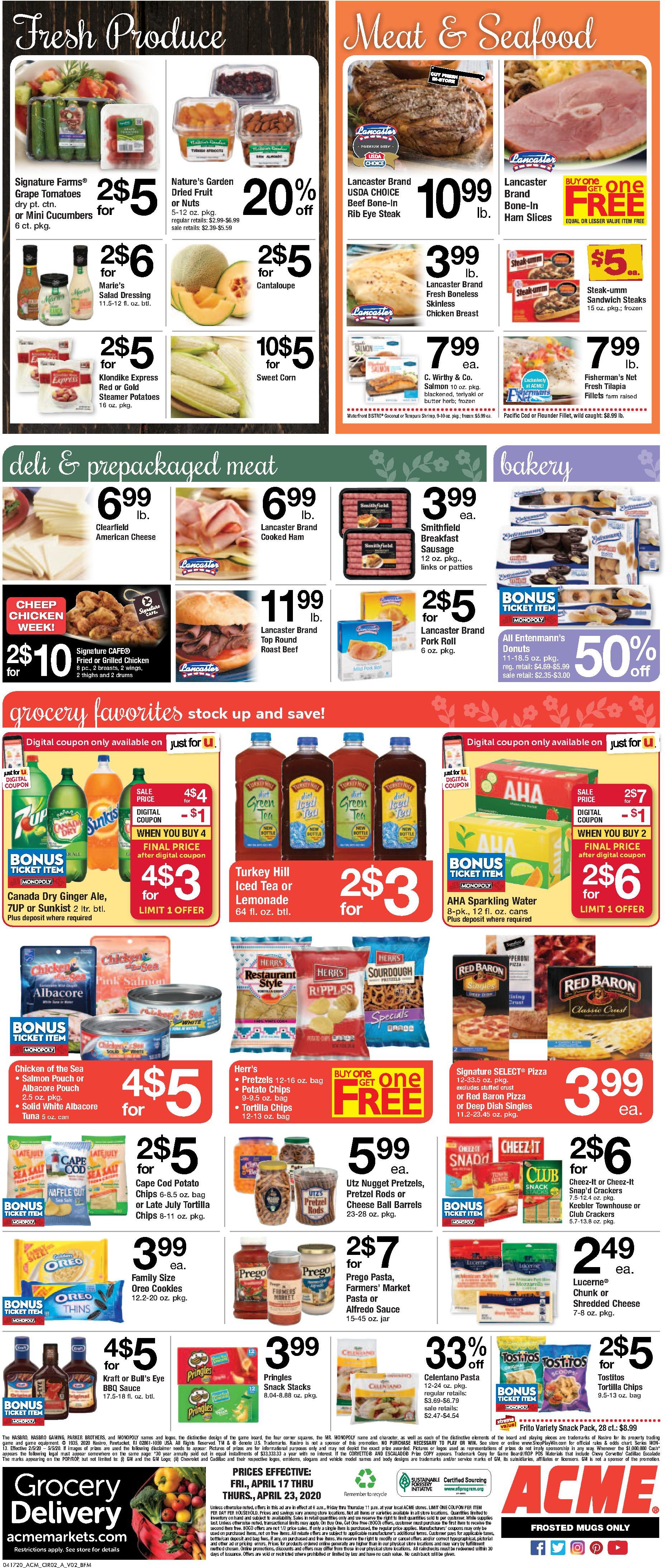 ACME Markets Weekly Ad from April 17