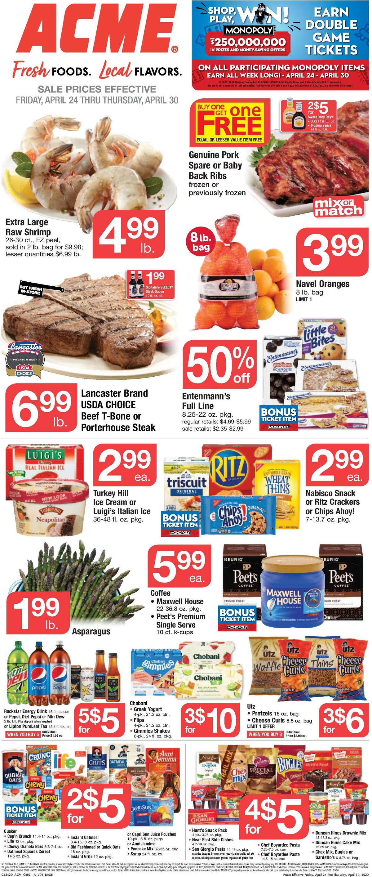 ACME Markets Weekly Ad from April 24