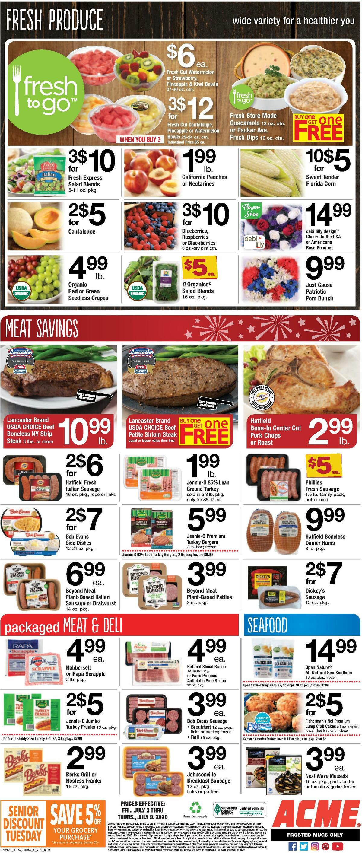 ACME Markets Weekly Ad from July 3