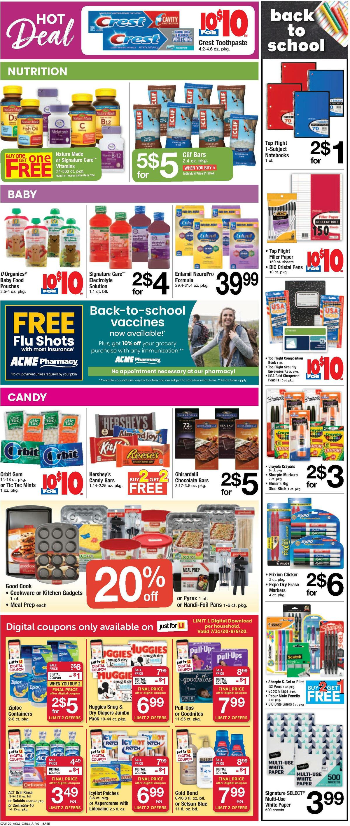 ACME Markets Weekly Ad from July 31