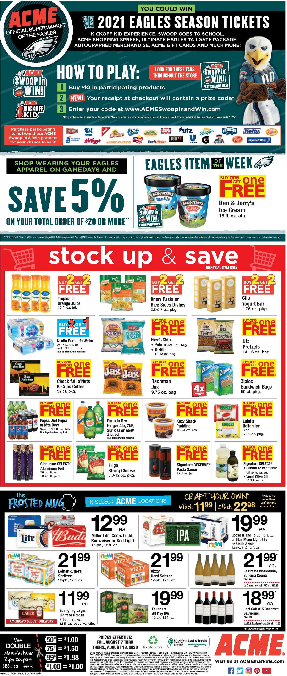 ACME Markets Weekly Ad from August 7