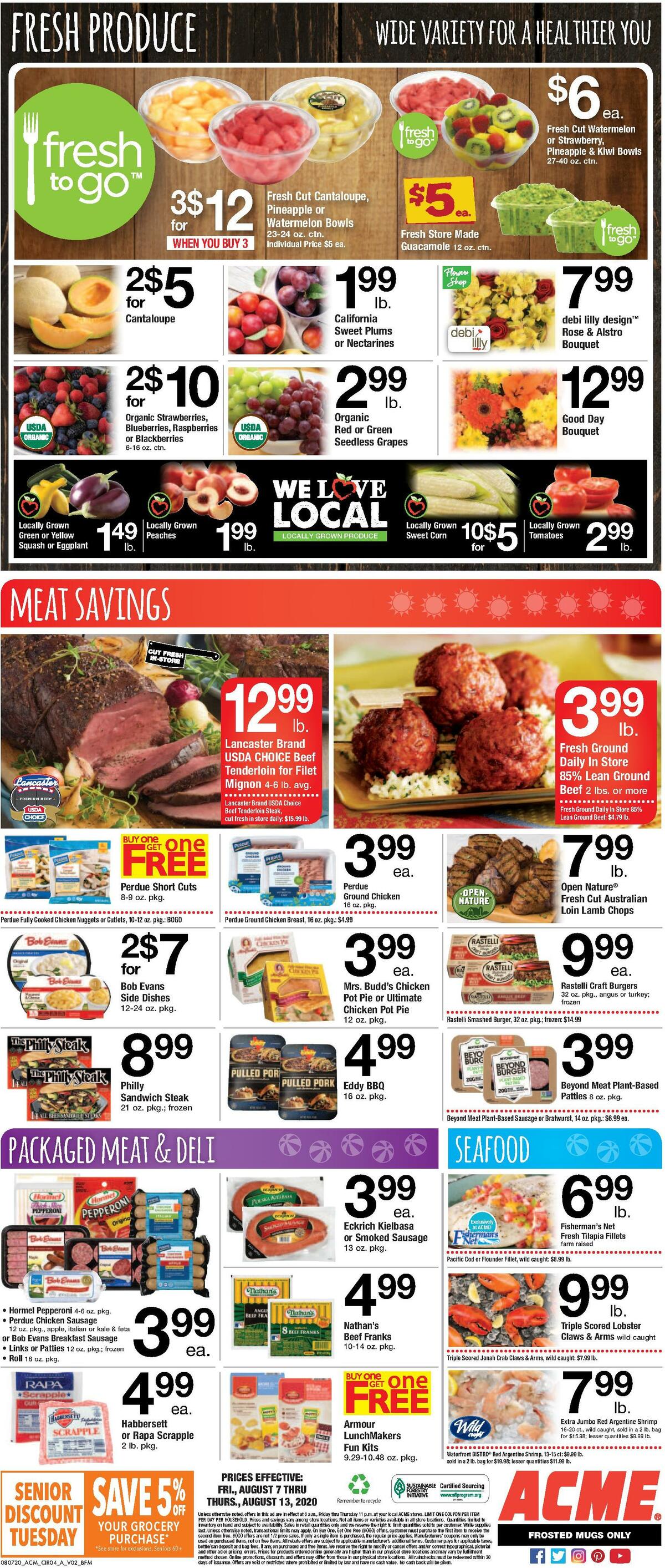 ACME Markets Weekly Ad from August 7