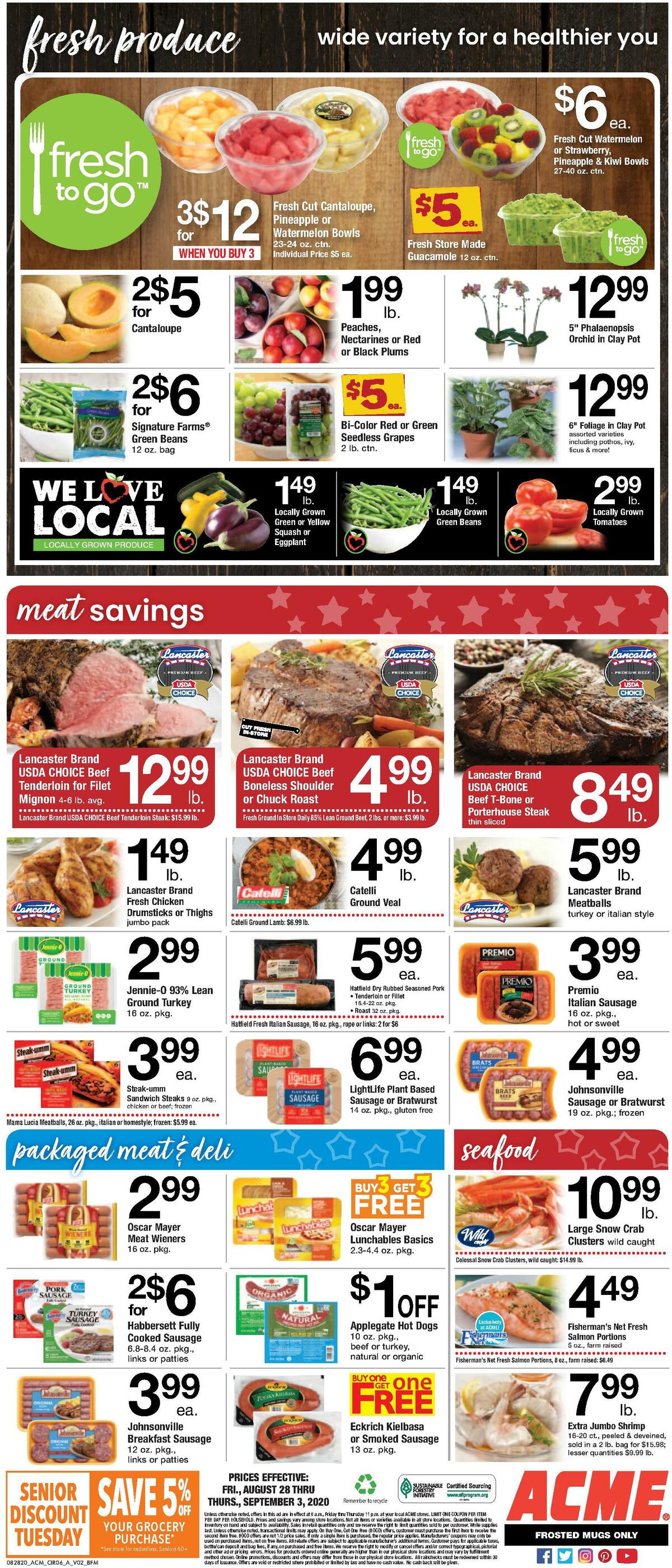 ACME Markets Weekly Ad from August 28