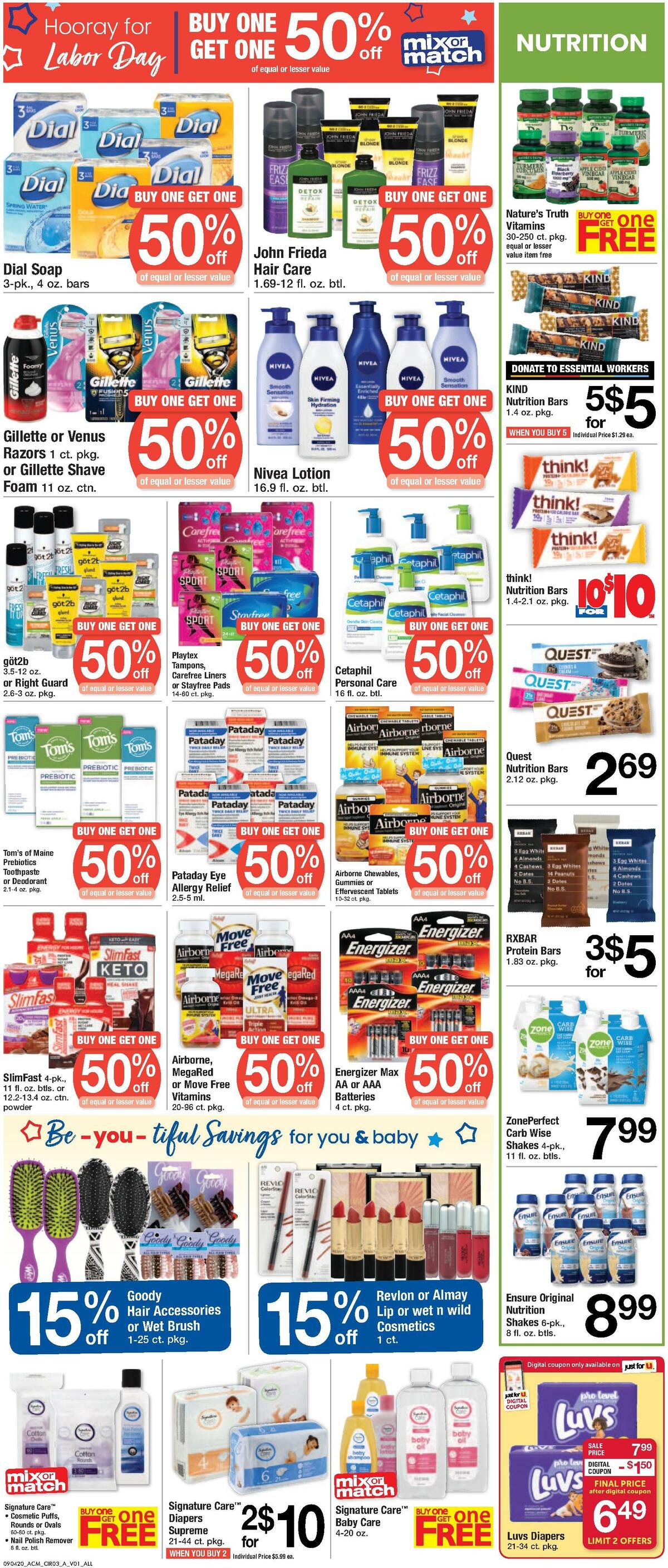 ACME Markets Weekly Ad from September 4