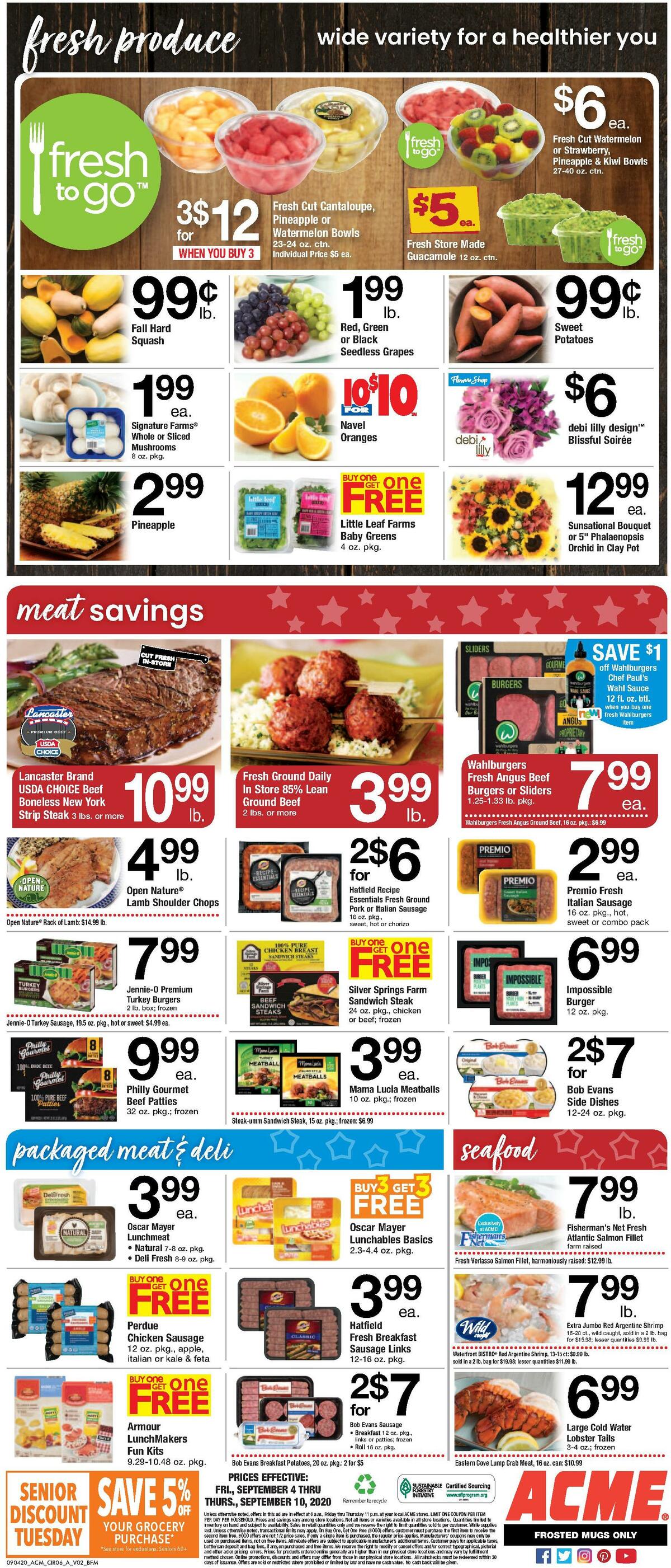 ACME Markets Weekly Ad from September 4
