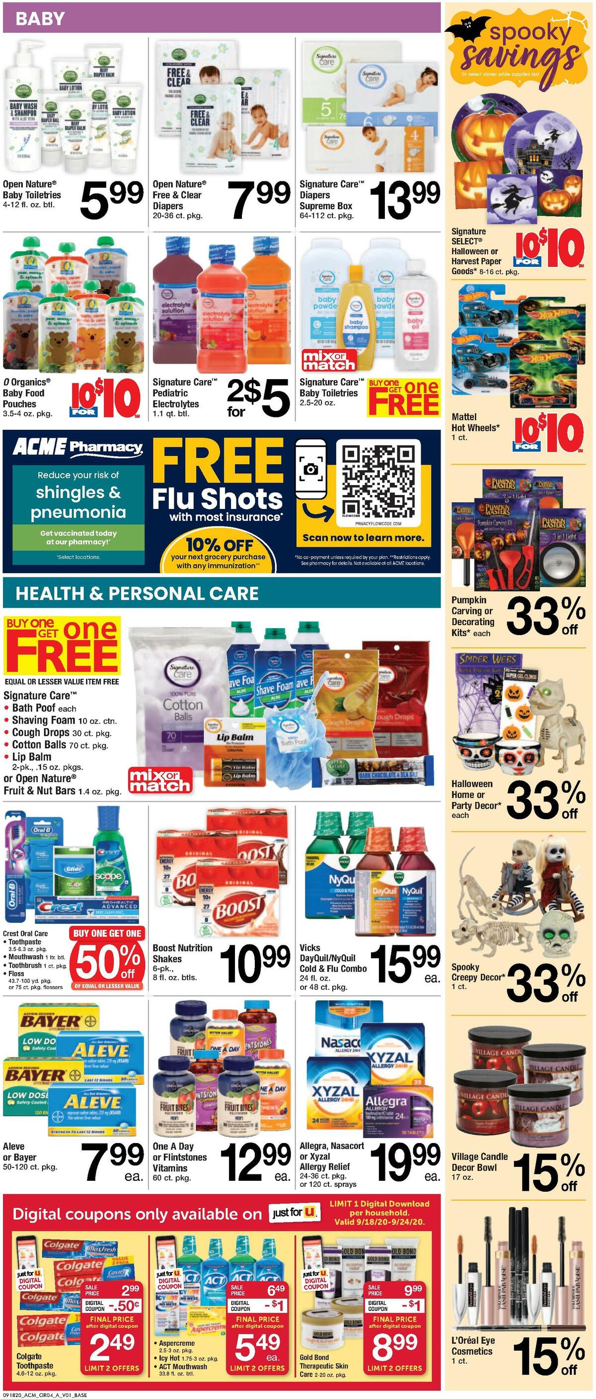 ACME Markets Weekly Ad from September 18