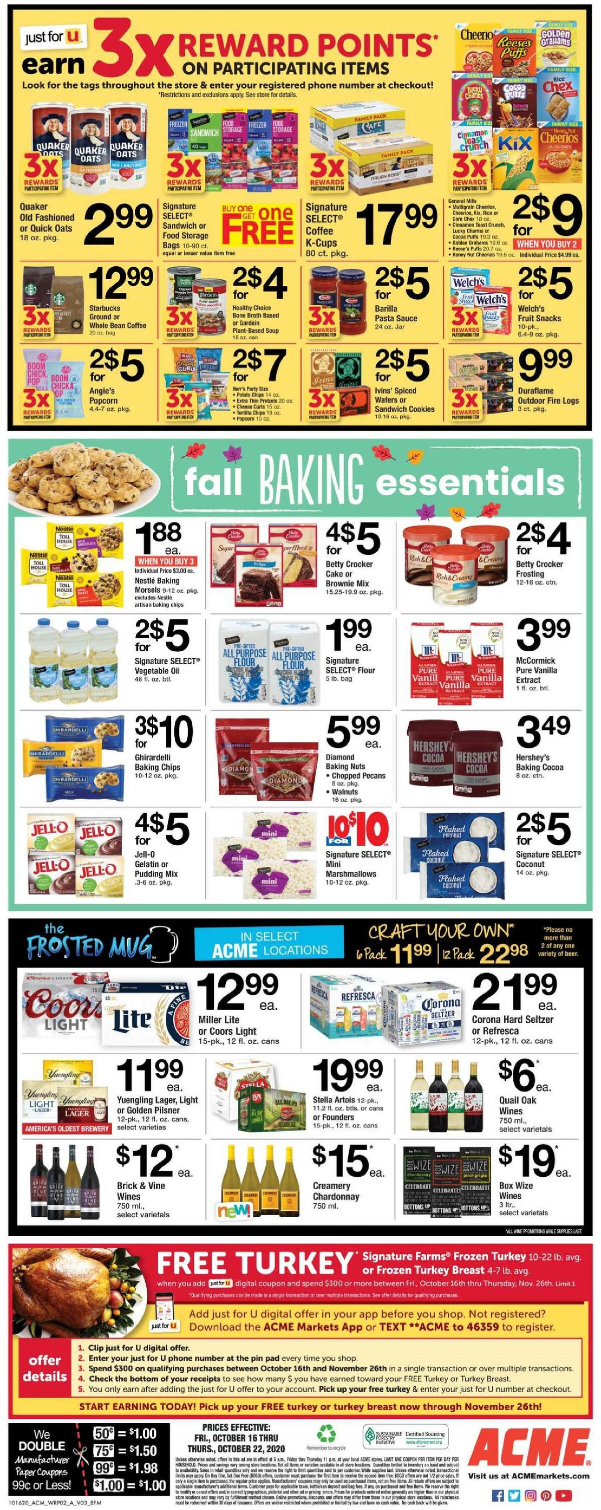 ACME Markets Weekly Ad from October 16