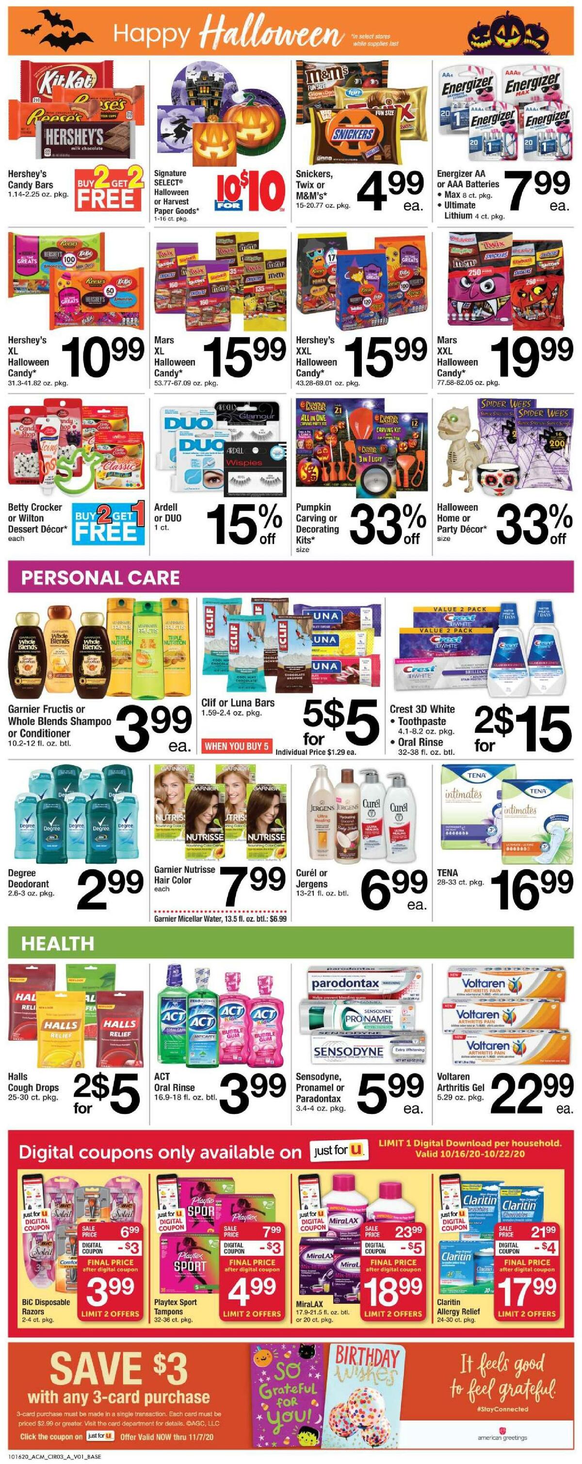 ACME Markets Weekly Ad from October 16