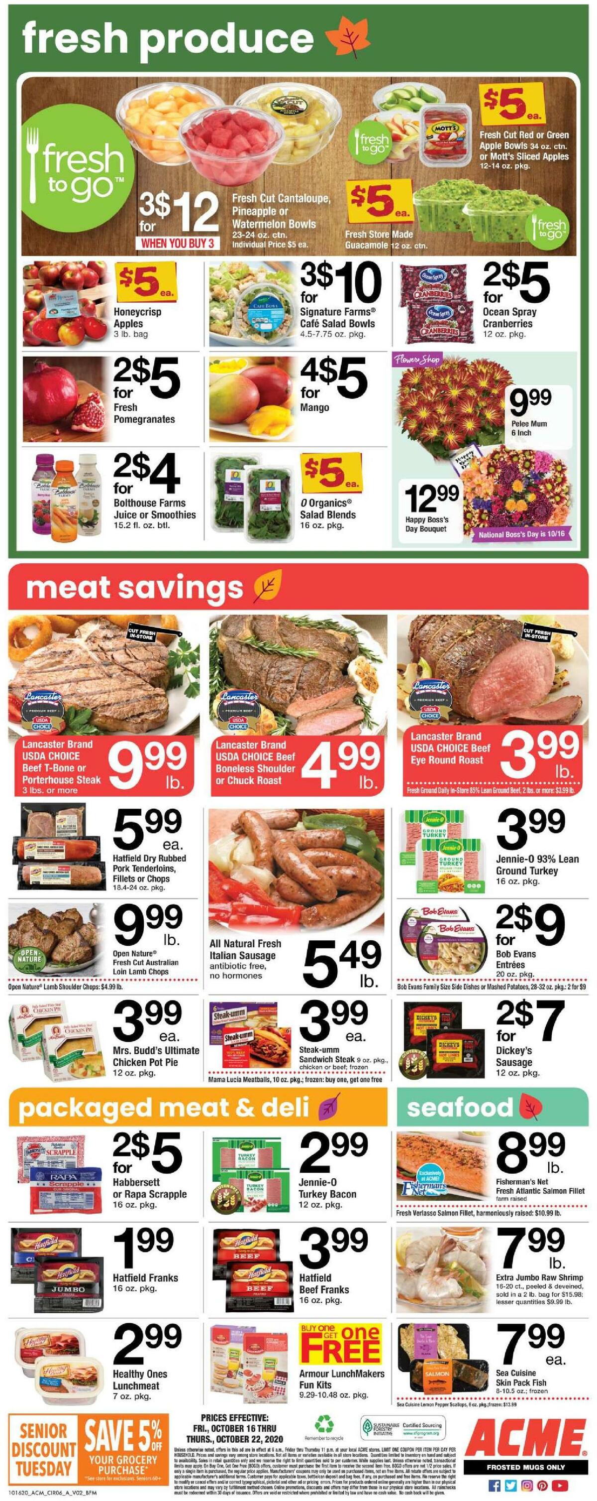 ACME Markets Weekly Ad from October 16