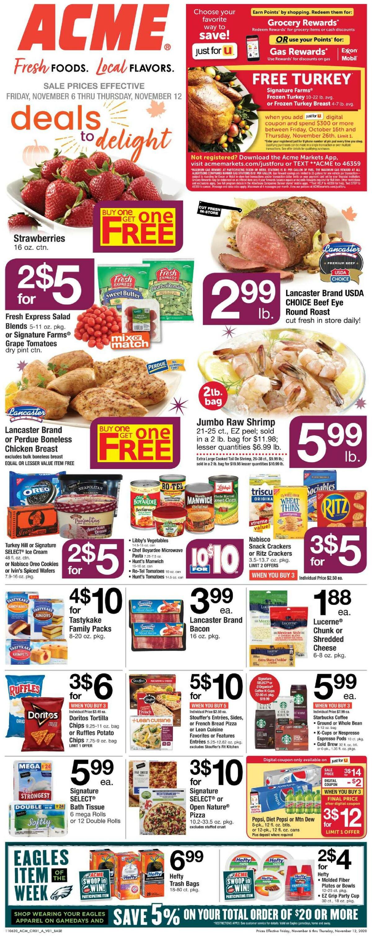 ACME Markets Weekly Ad from November 6