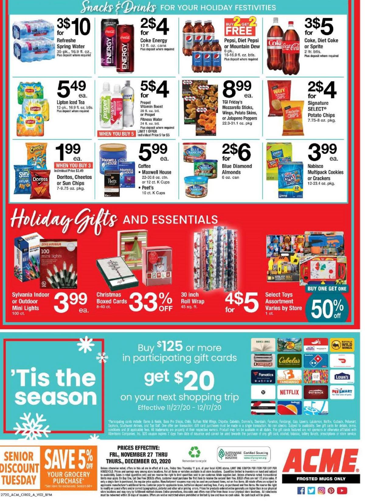 ACME Markets Weekly Ad from November 27
