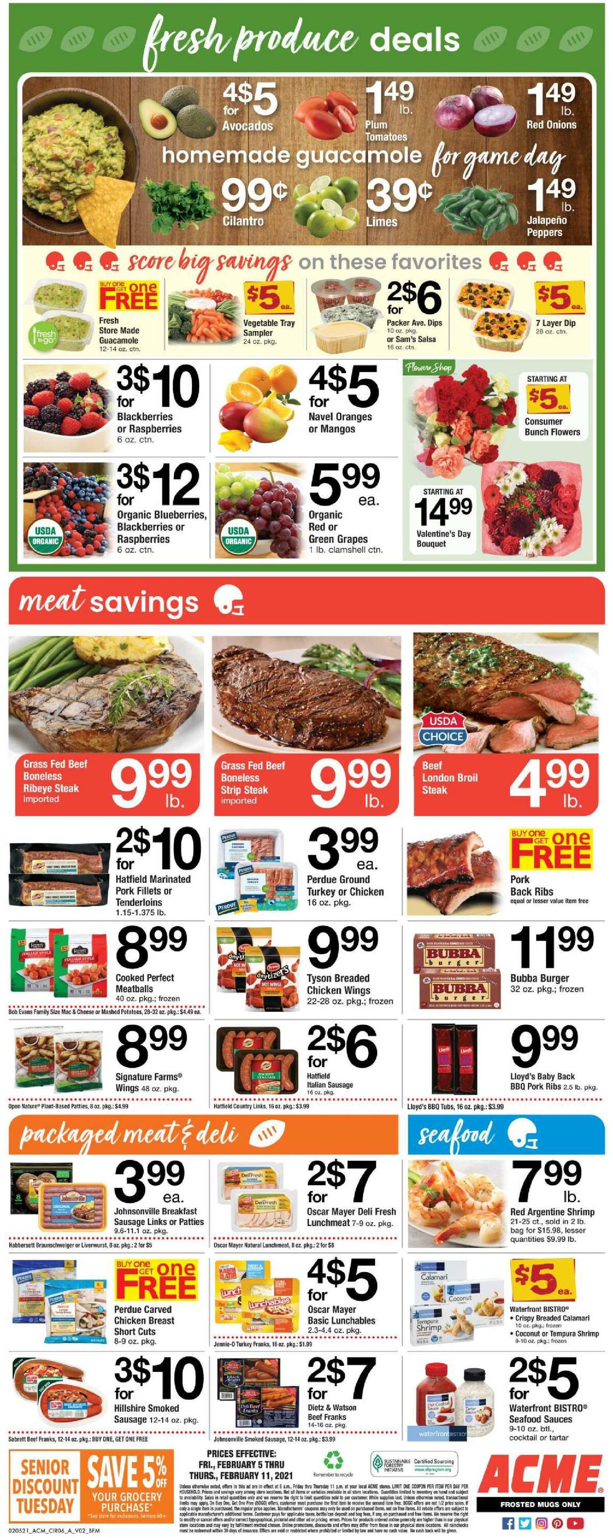 ACME Markets Weekly Ad from February 5