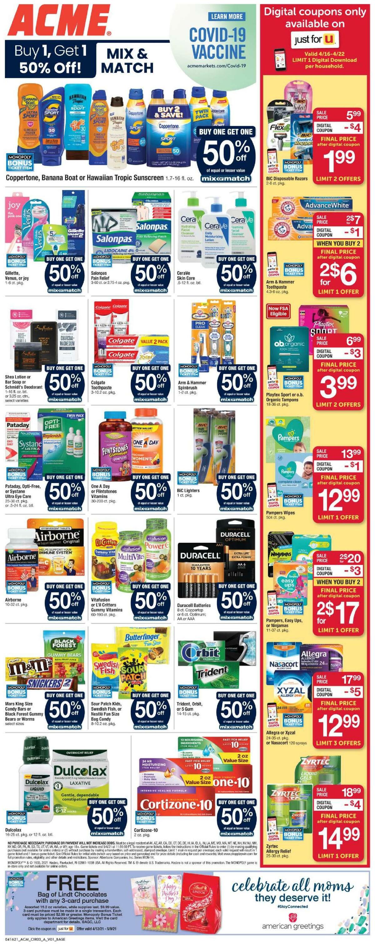 ACME Markets Weekly Ad from April 16