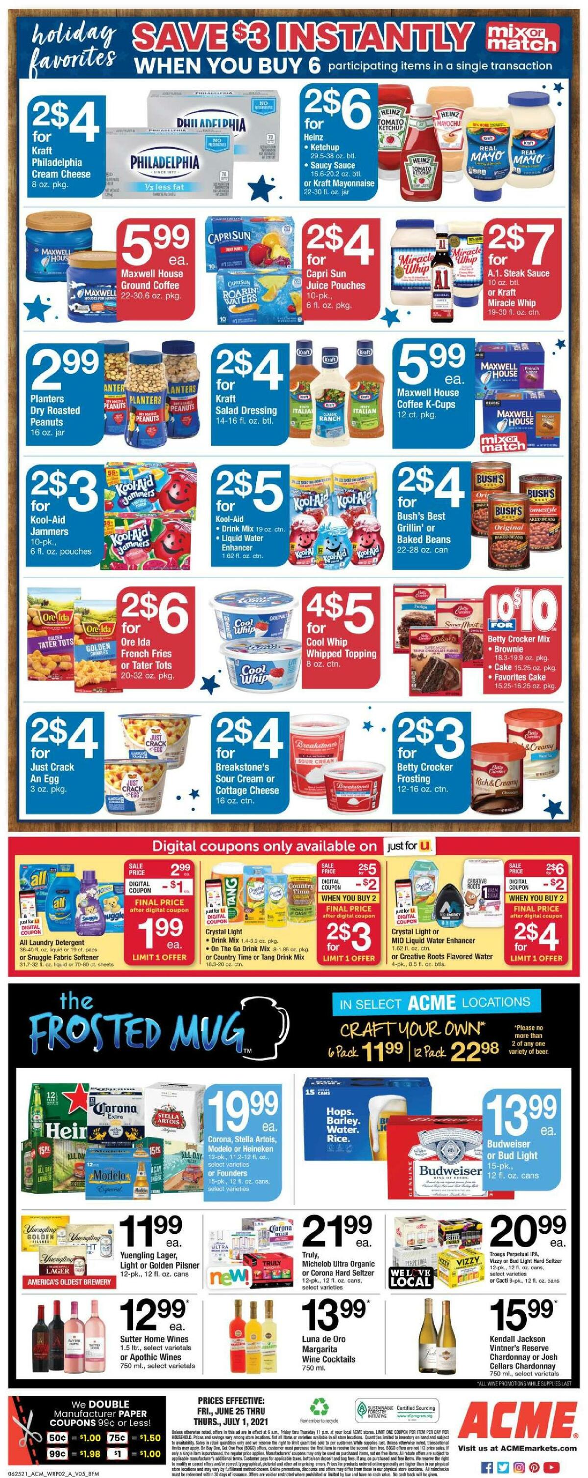 ACME Markets Weekly Ad from June 25