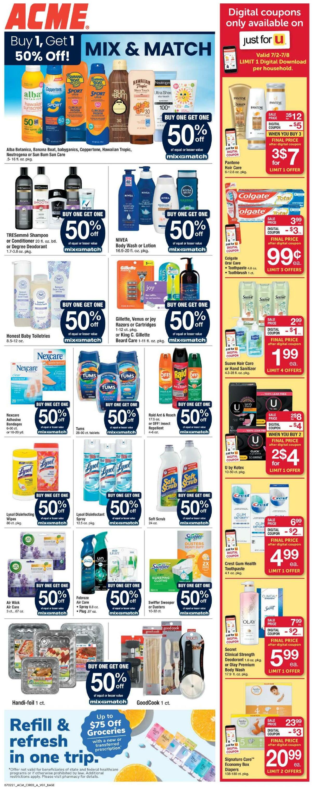 ACME Markets Weekly Ad from July 2