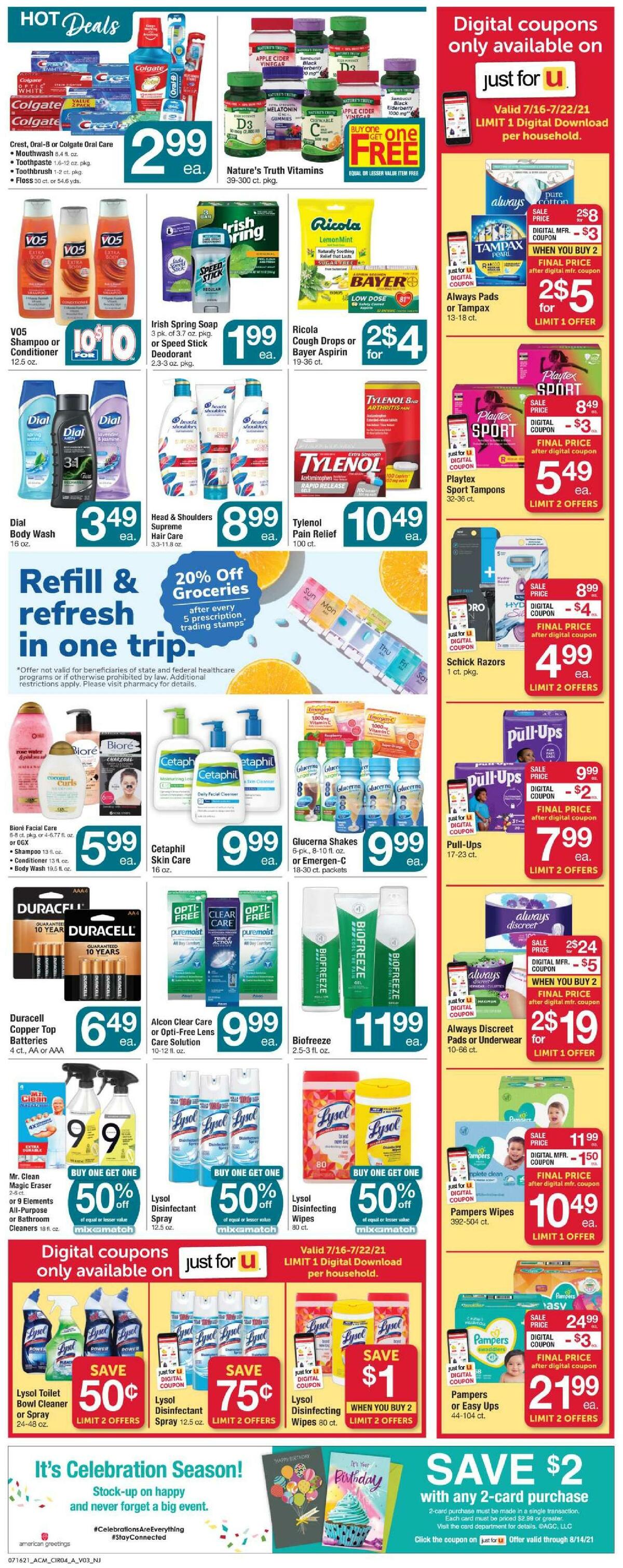 ACME Markets Weekly Ad from July 16