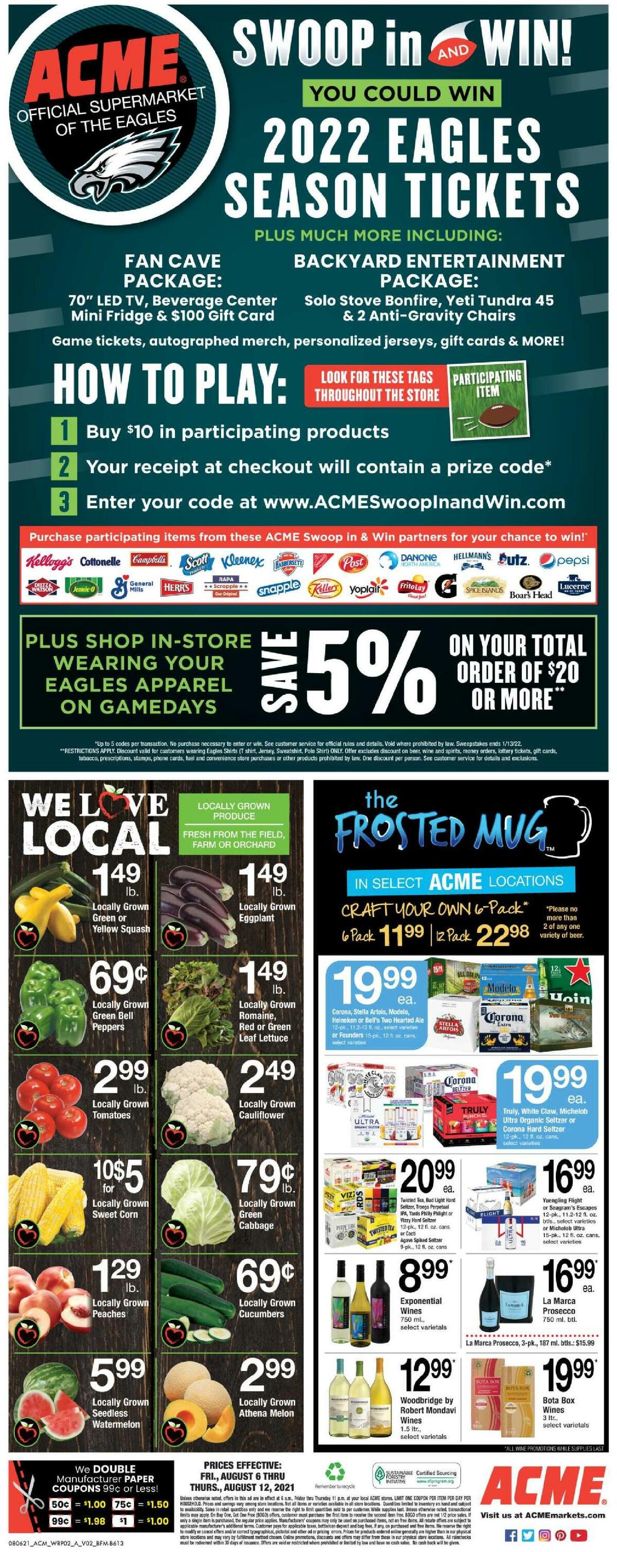 ACME Markets Weekly Ad from August 6