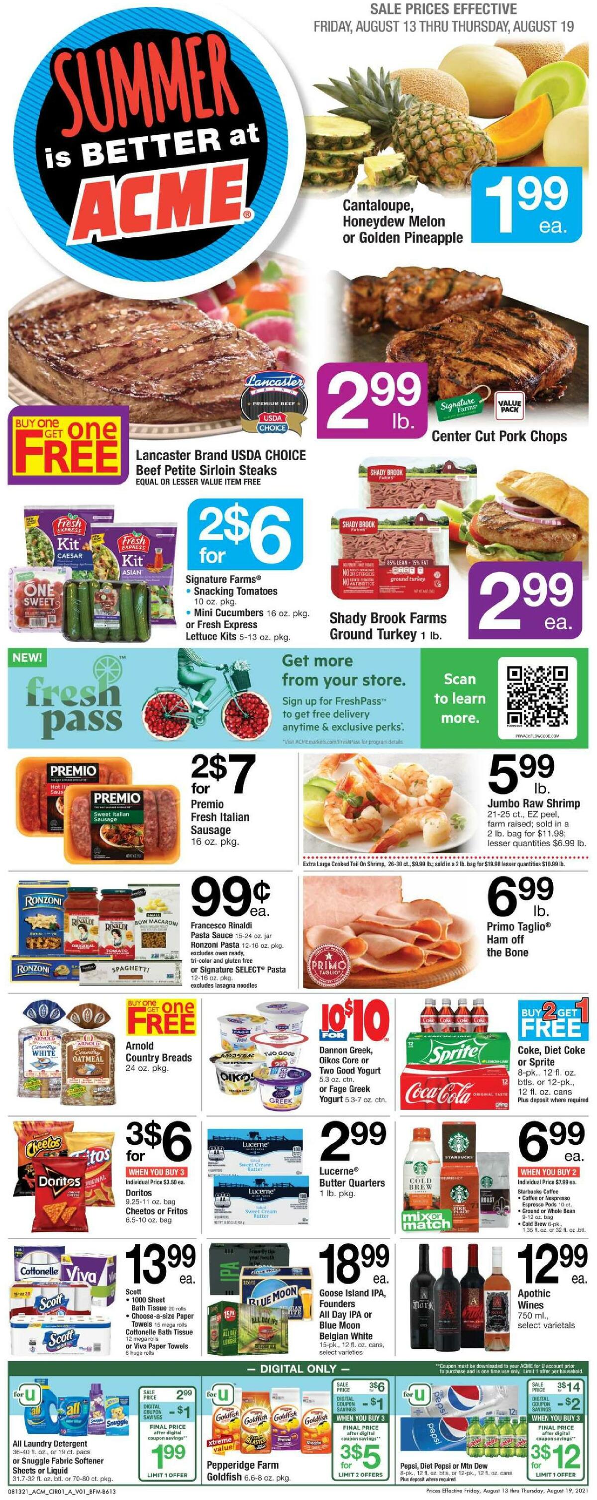 ACME Markets Weekly Ad from August 13