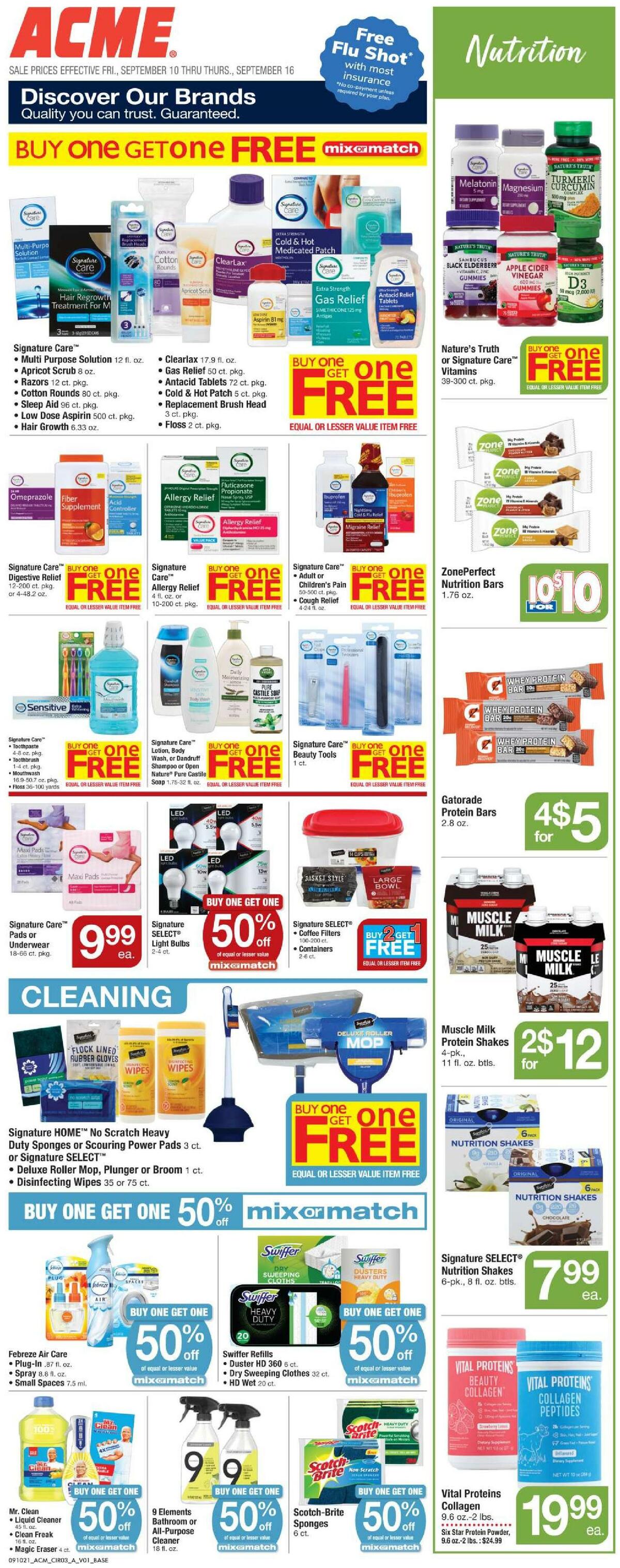 ACME Markets Weekly Ad from September 10