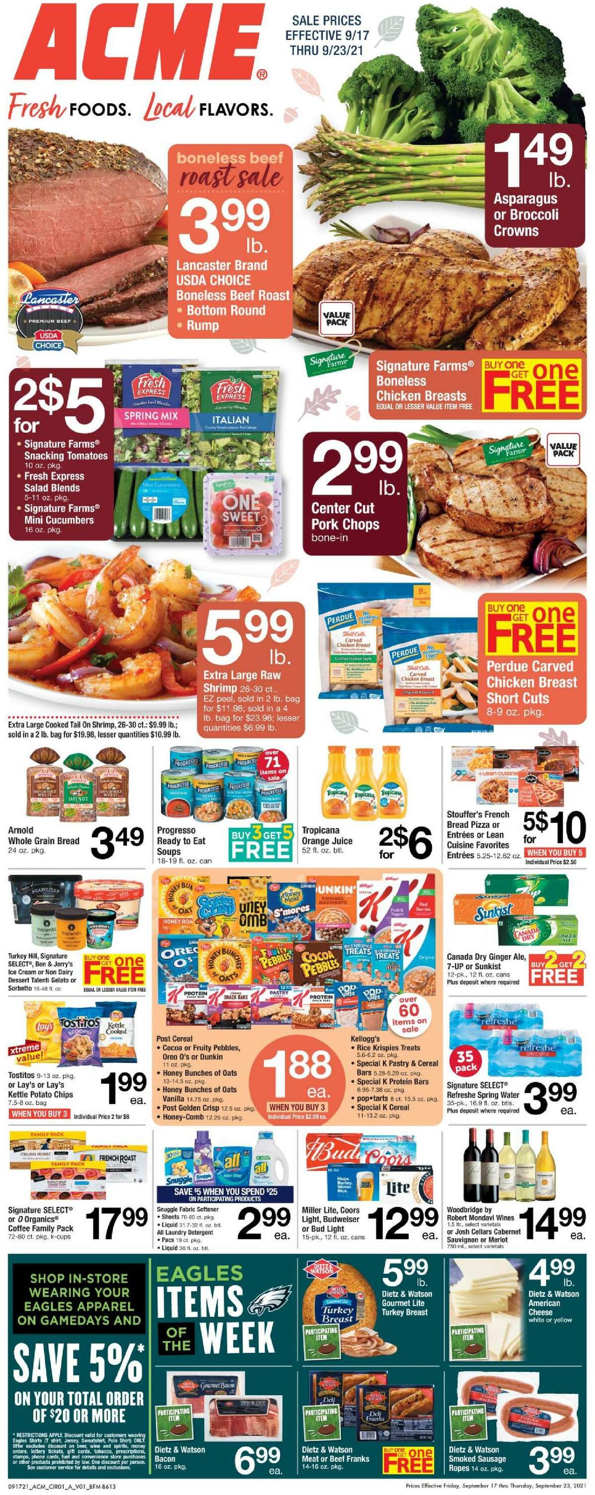 ACME Markets Weekly Ad from September 17
