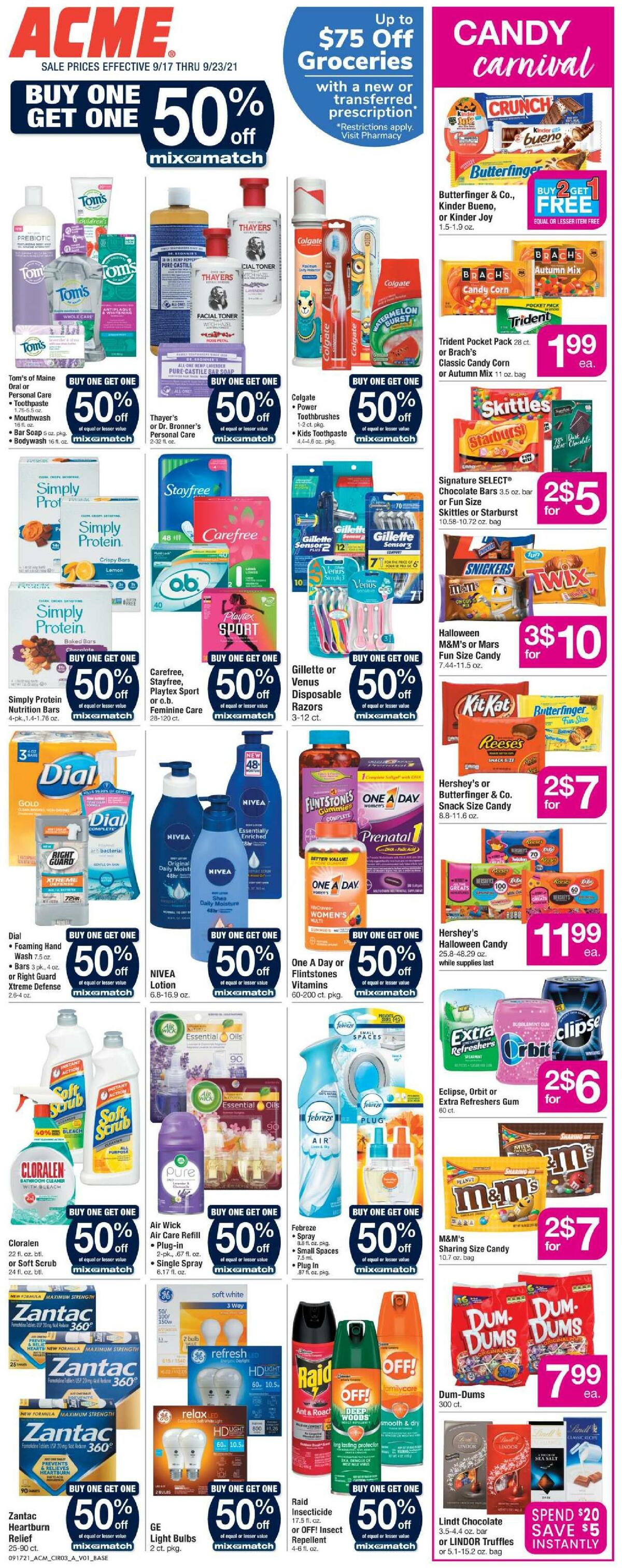 ACME Markets Weekly Ad from September 17