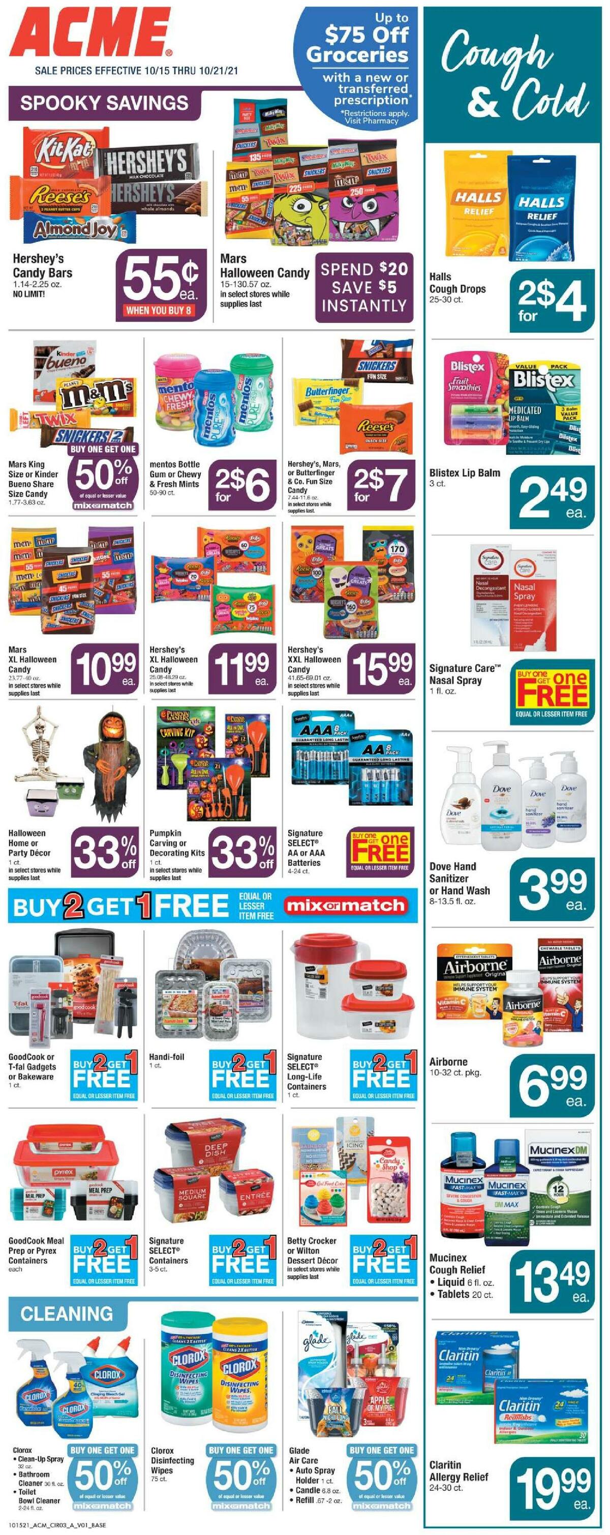 ACME Markets Weekly Ad from October 15