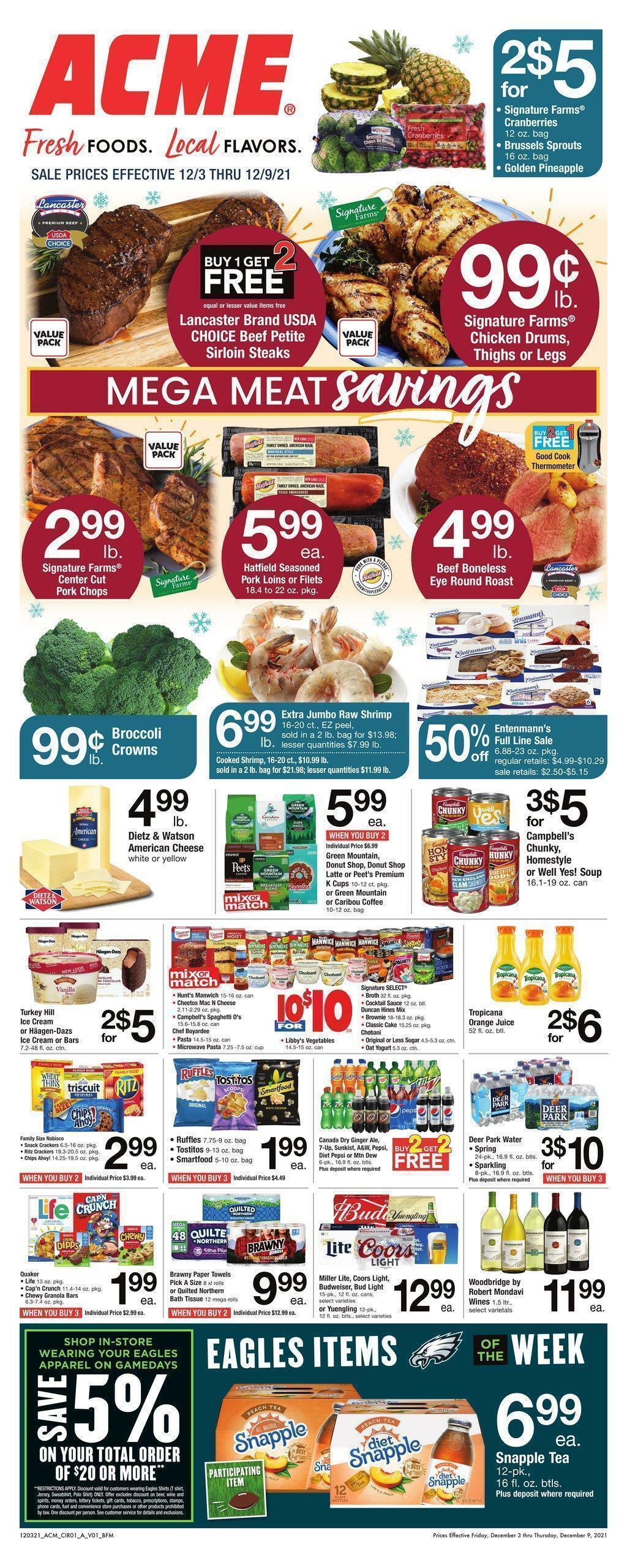 ACME Markets Weekly Ad from December 3