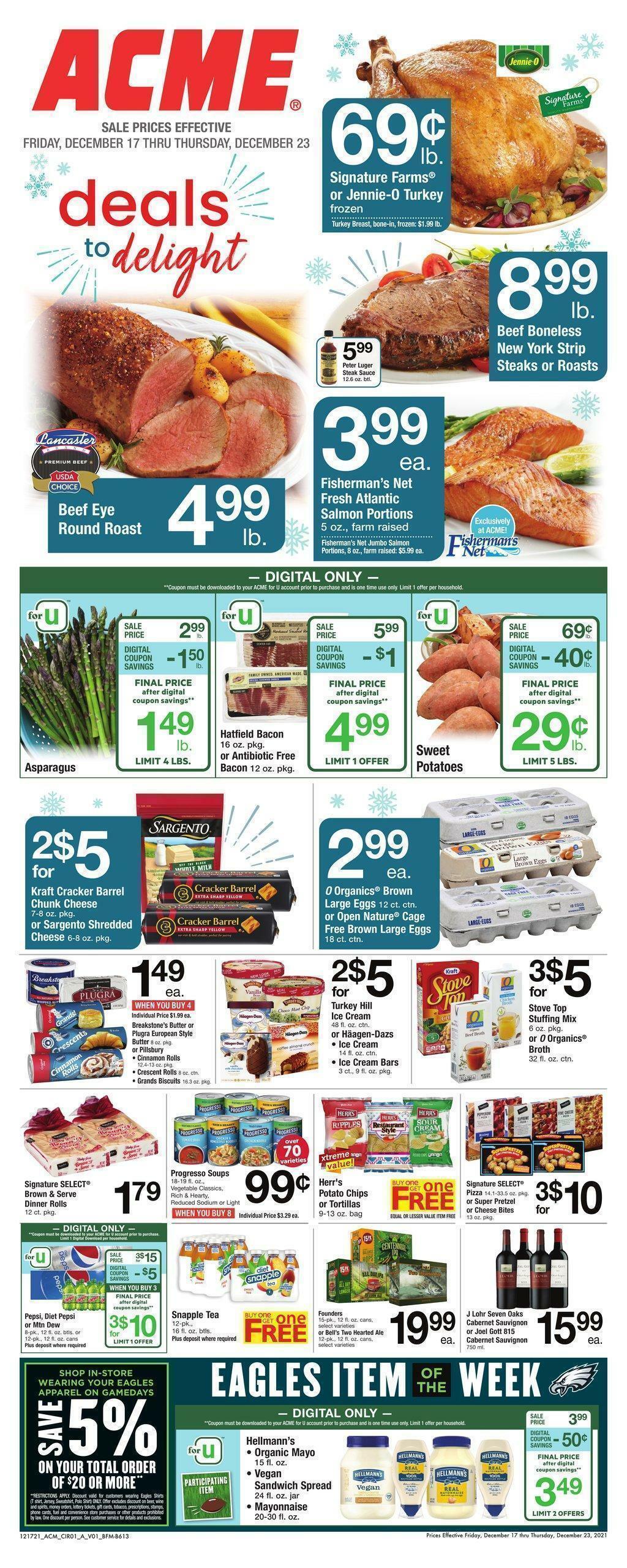 ACME Markets Weekly Ad from December 17