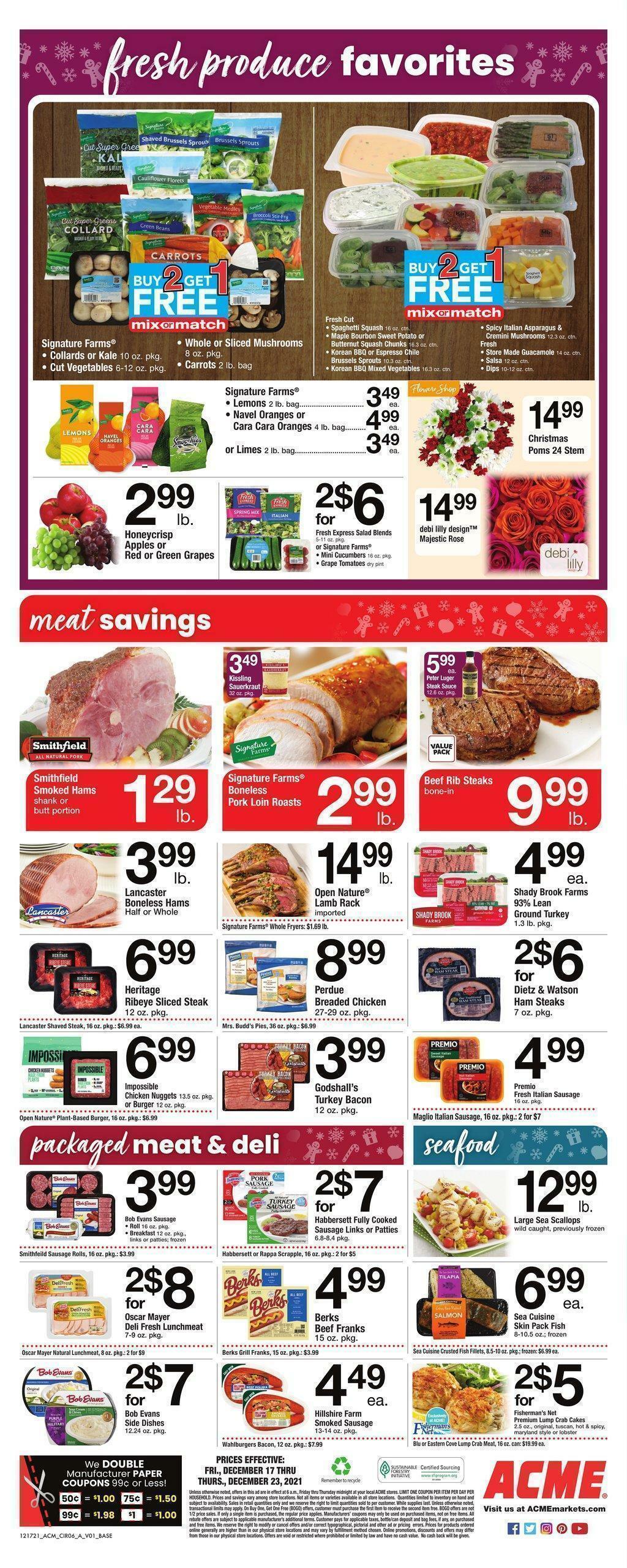 ACME Markets Weekly Ad from December 17