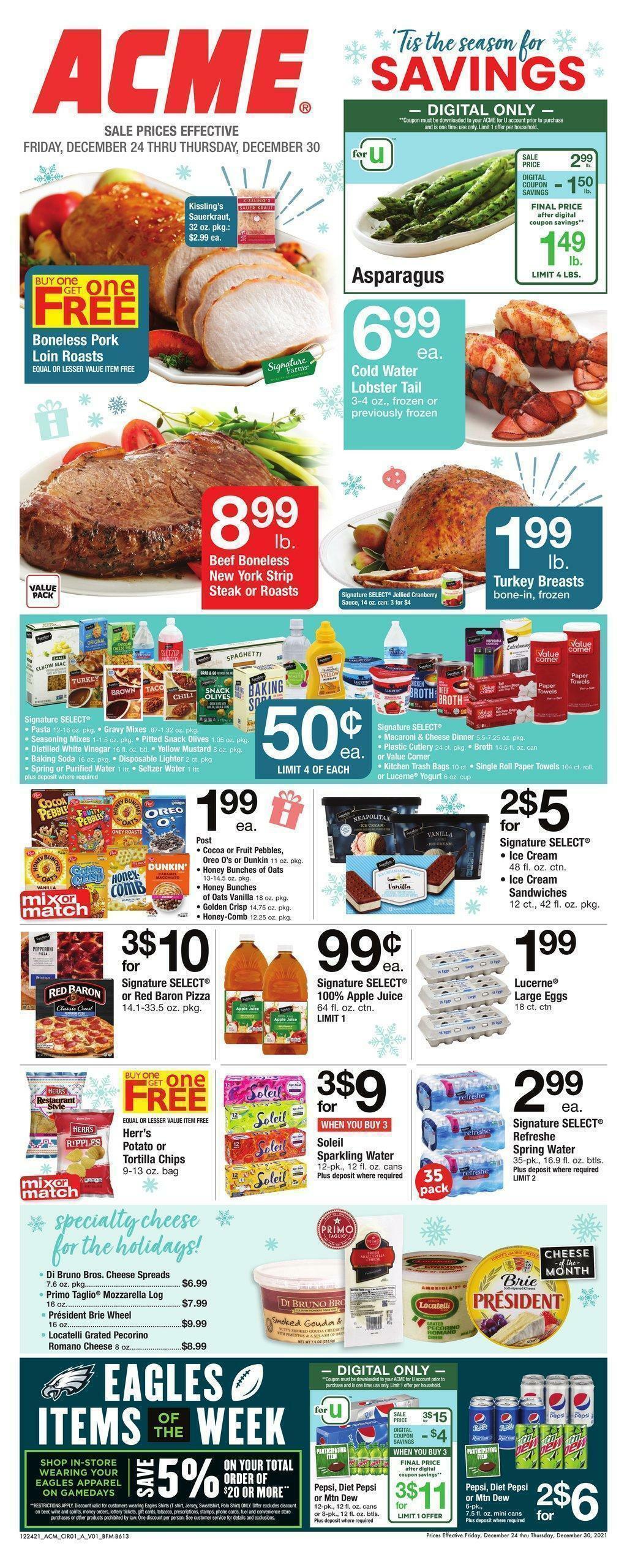 ACME Markets Weekly Ad from December 24