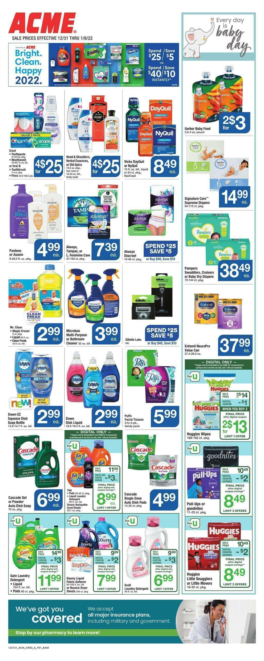 ACME Markets Weekly Ad from December 31