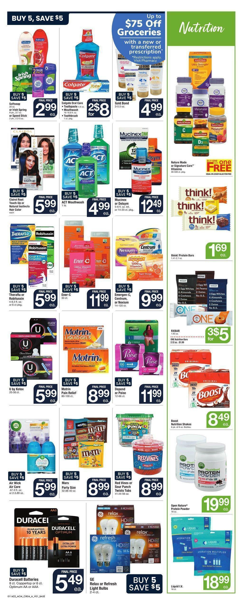 ACME Markets Weekly Ad from January 14
