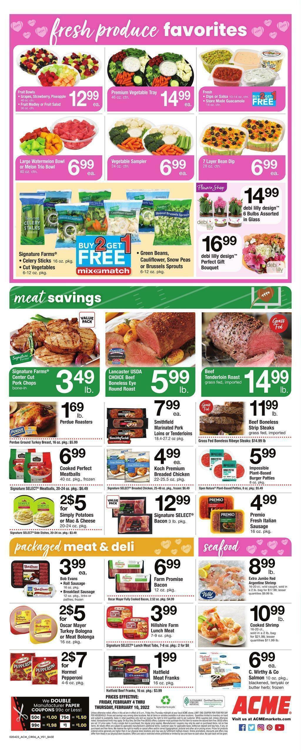 ACME Markets Weekly Ad from February 4