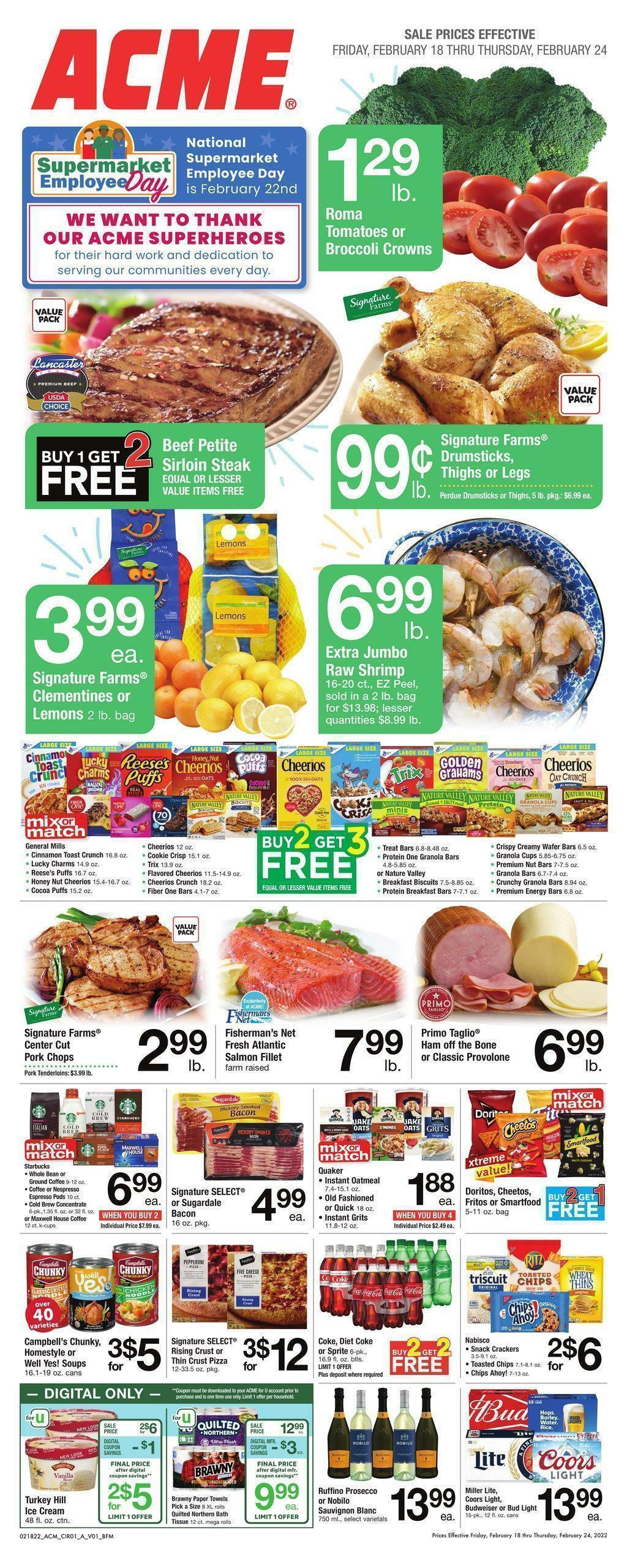 ACME Markets Weekly Ad from February 18