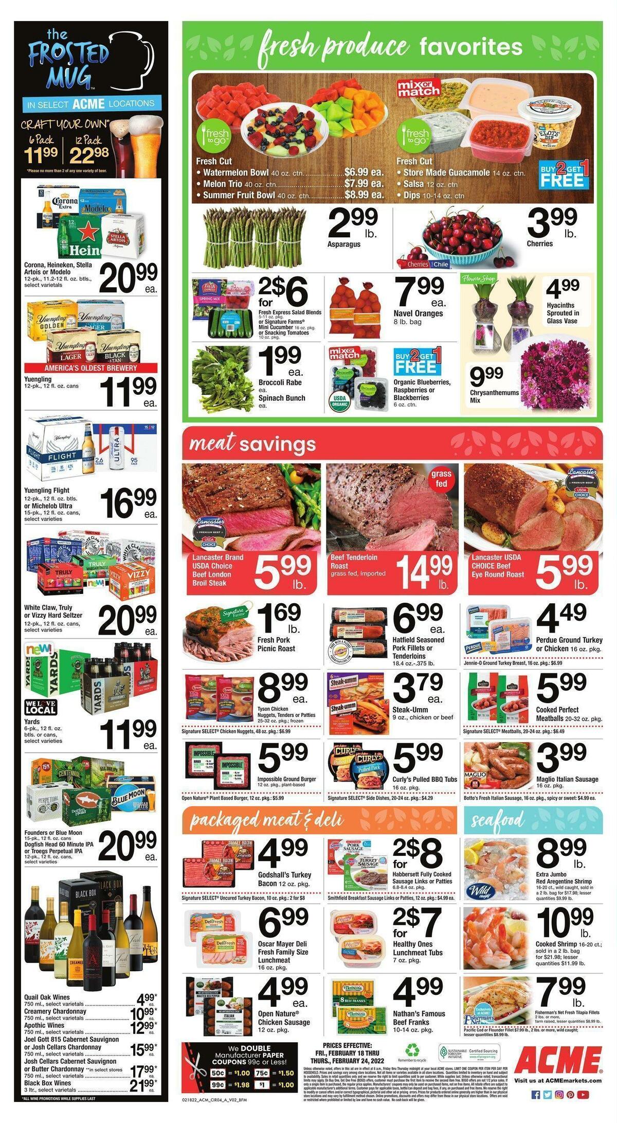 ACME Markets Weekly Ad from February 18