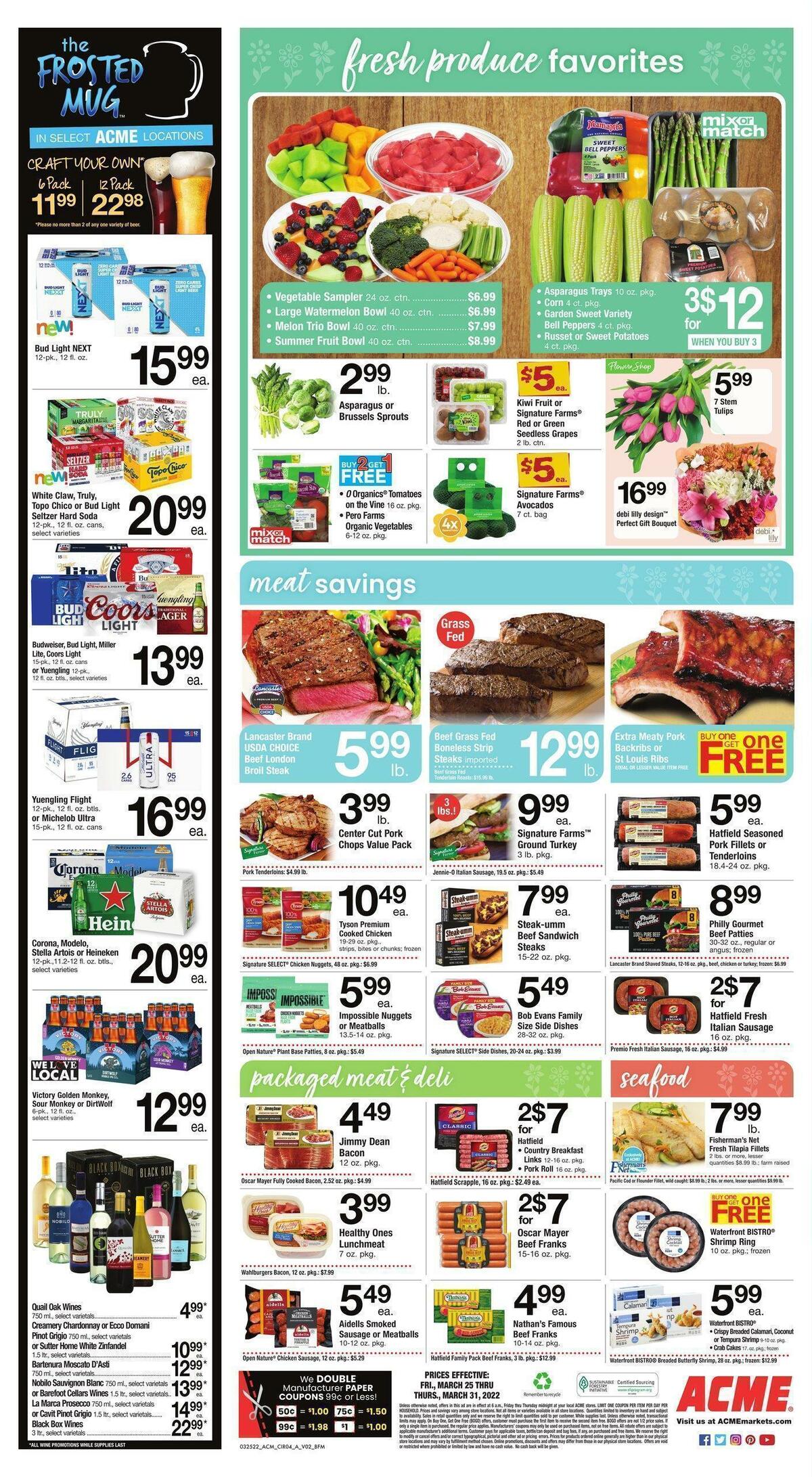 ACME Markets Weekly Ad from March 25