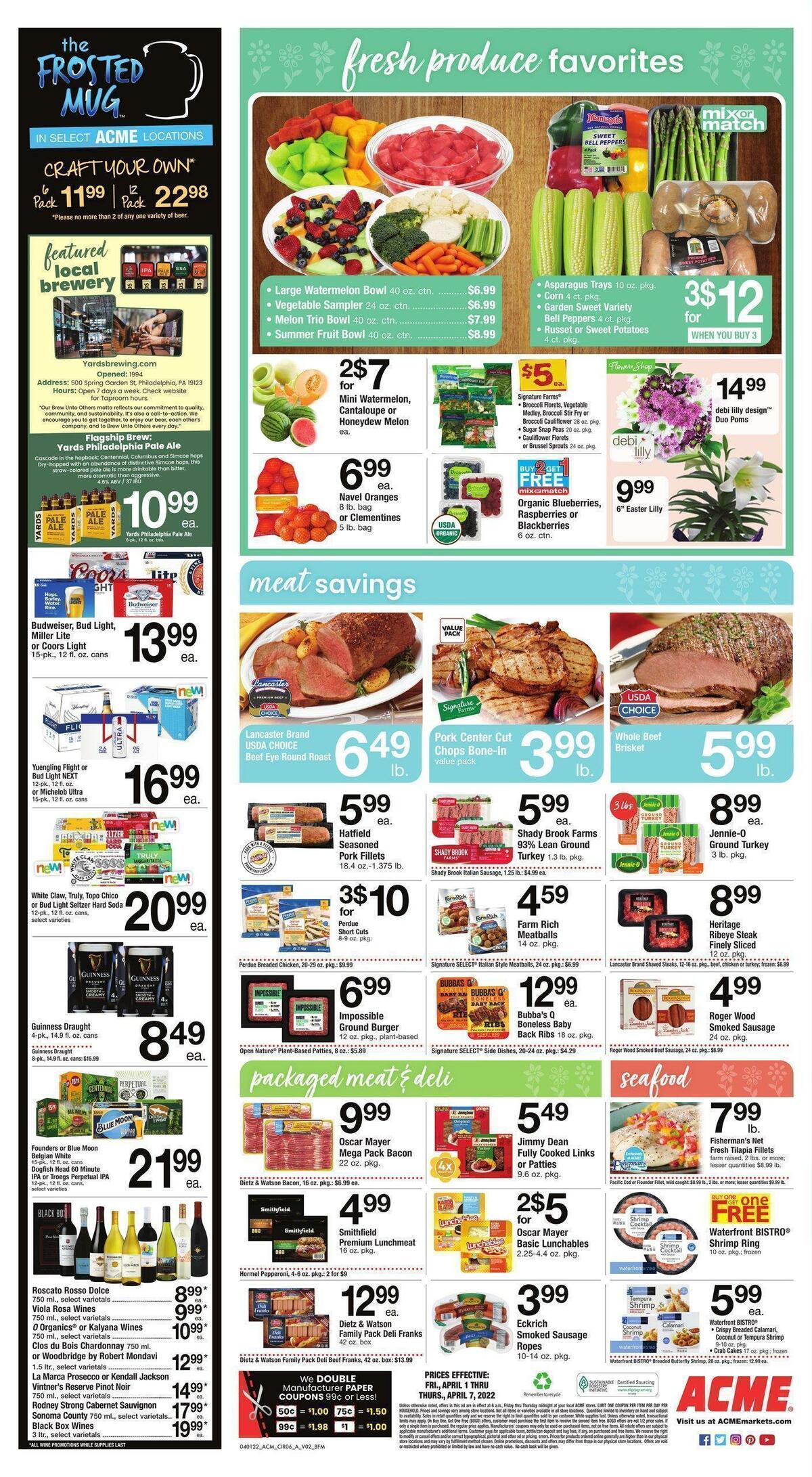 ACME Markets Weekly Ad from April 1