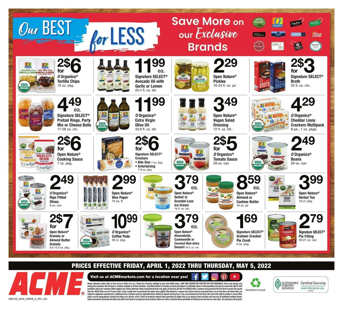 ACME Markets Big Book of Savings Weekly Ad from April 1