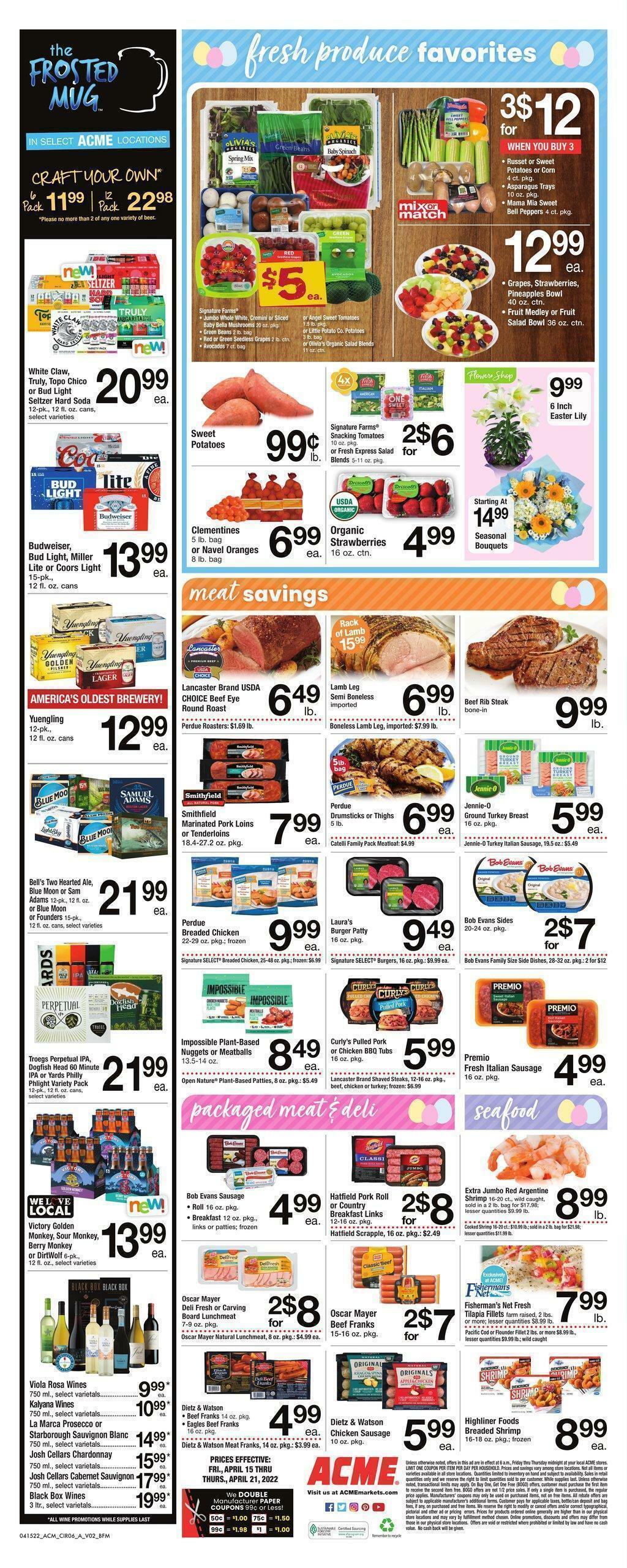 ACME Markets Weekly Ad from April 15