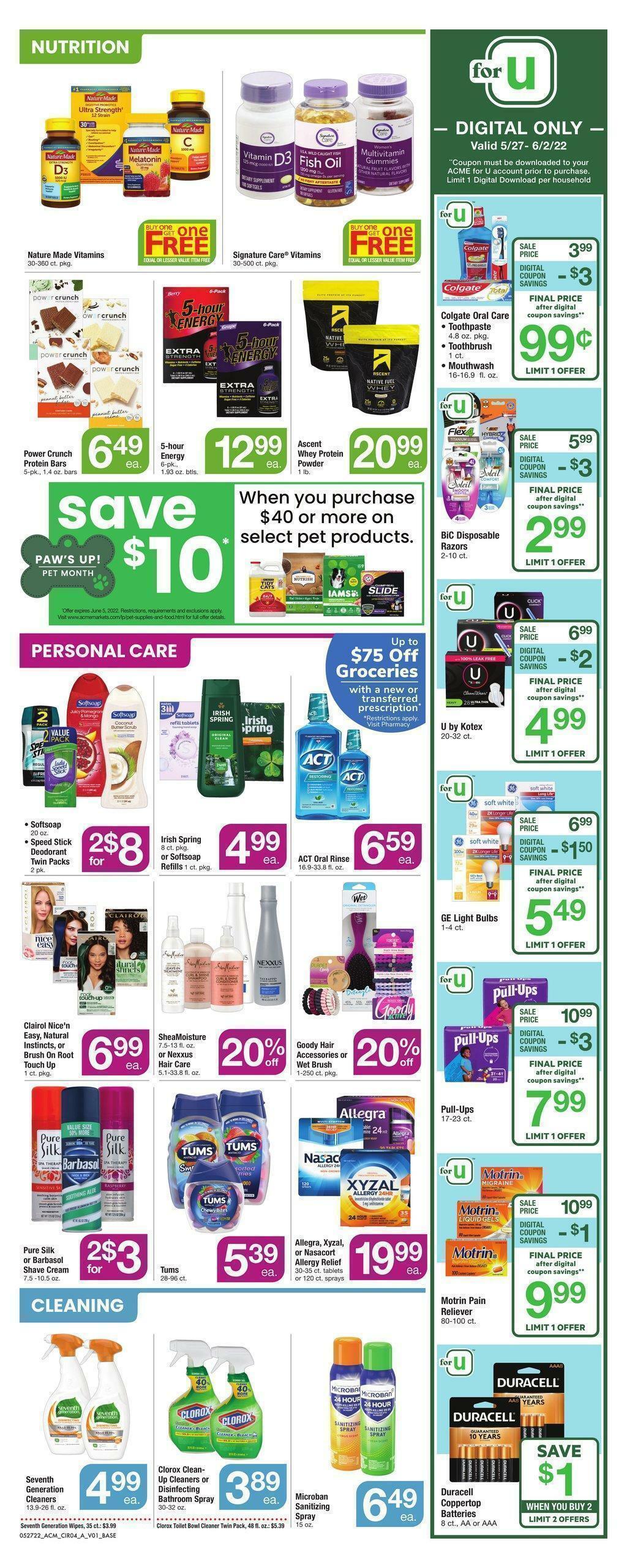 ACME Markets Weekly Ad from May 27