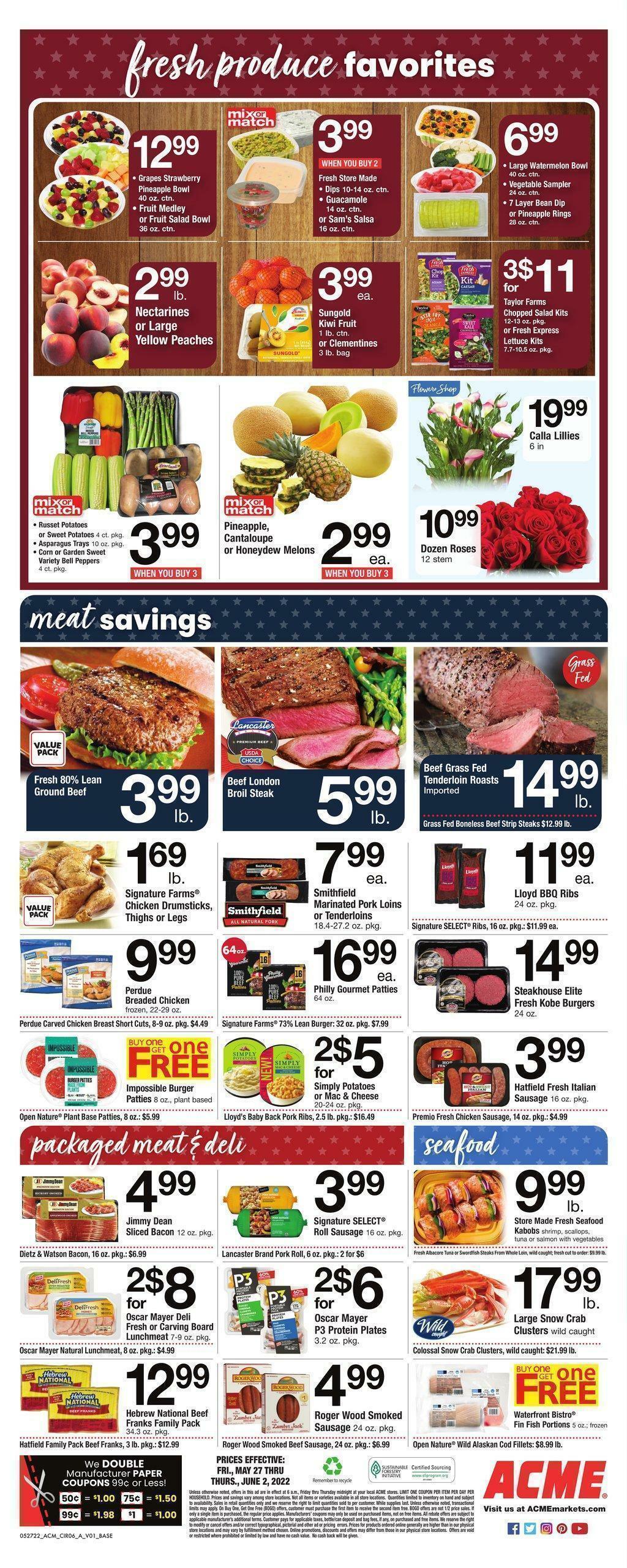ACME Markets Weekly Ad from May 27