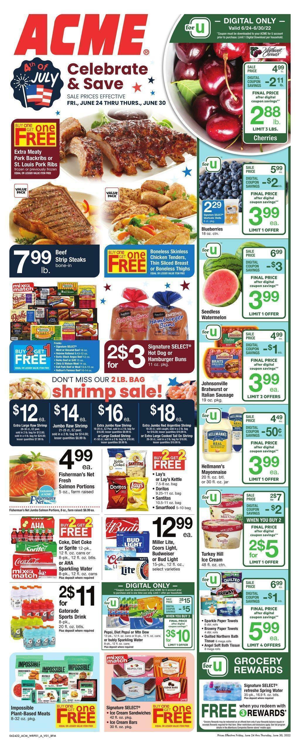 ACME Markets Weekly Ad from June 24