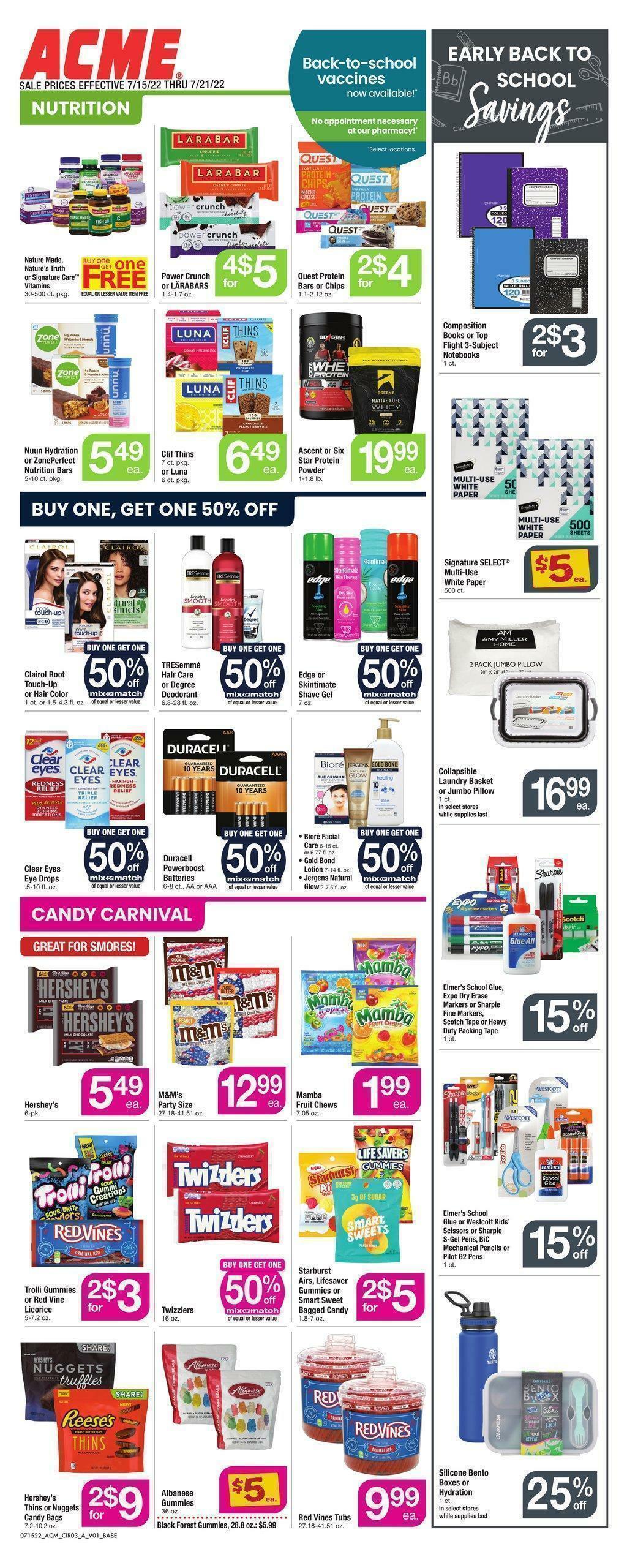 ACME Markets Weekly Ad from July 15