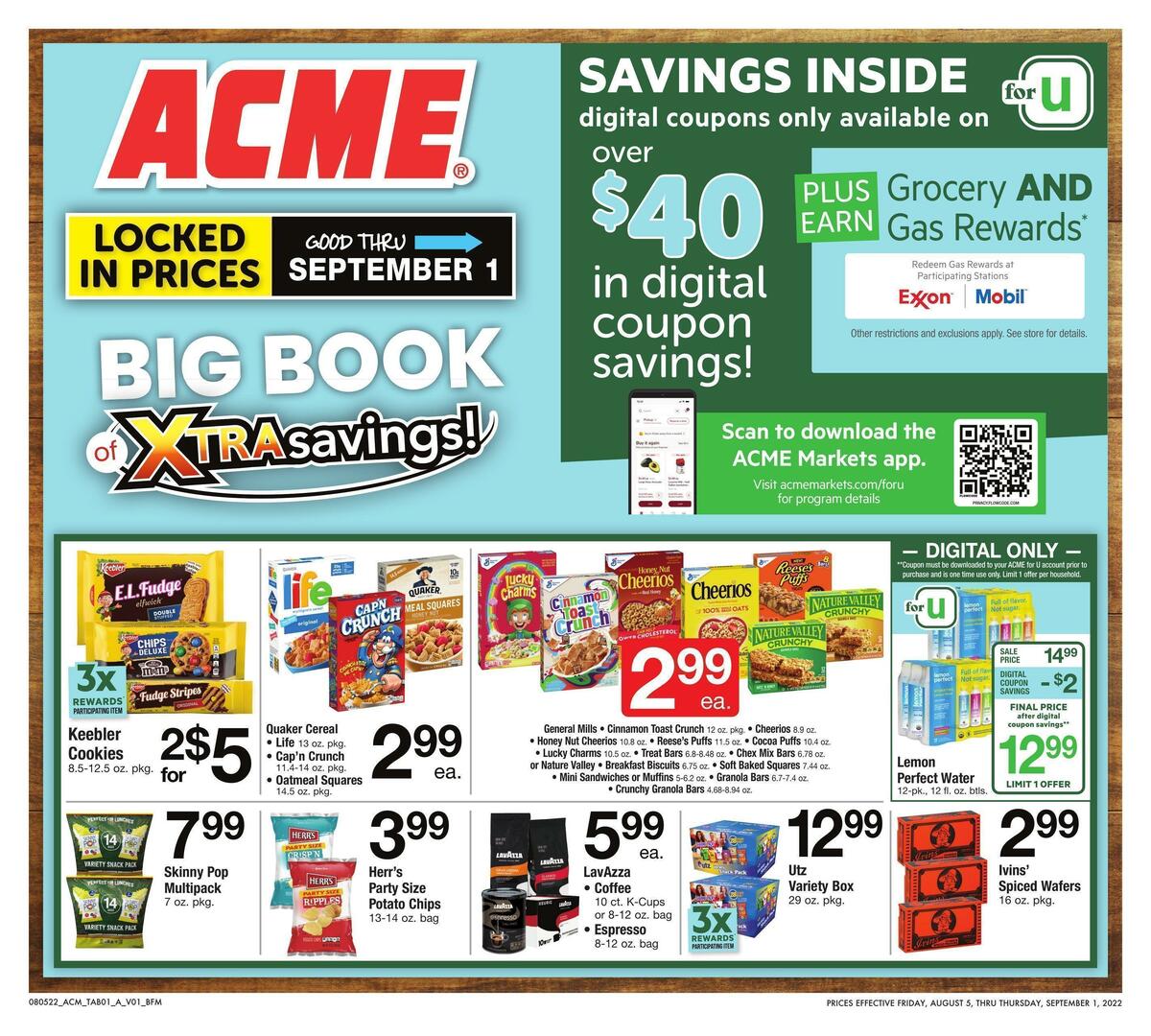 ACME Markets Big Book of Savings Weekly Ad from August 5