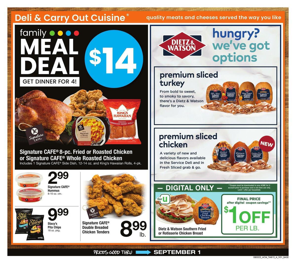 ACME Markets Big Book of Savings Weekly Ad from August 5