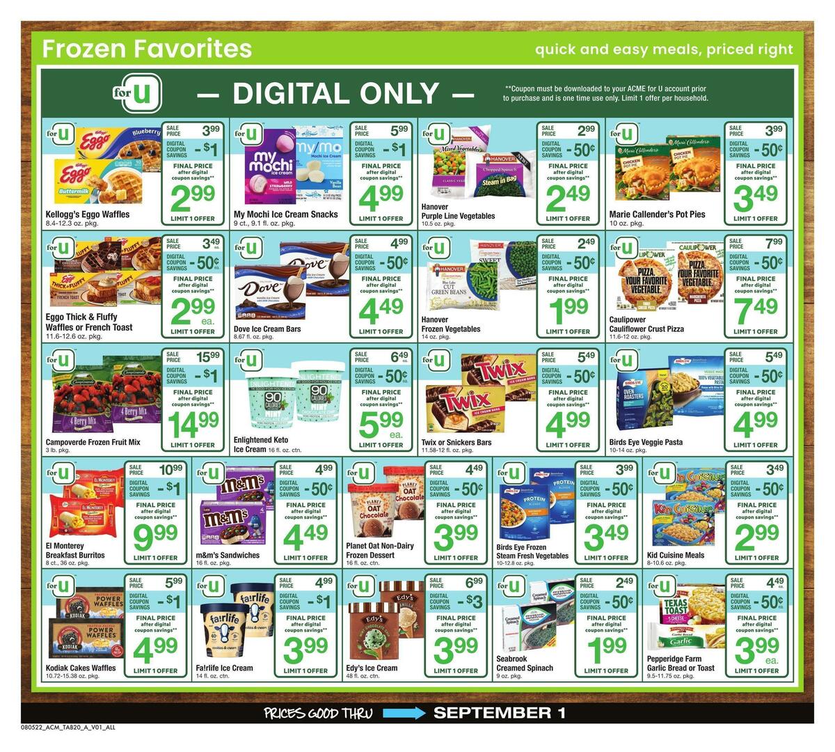 ACME Markets Big Book of Savings Weekly Ad from August 5