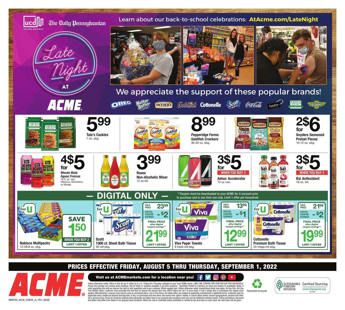 ACME Markets Big Book of Savings Weekly Ad from August 5
