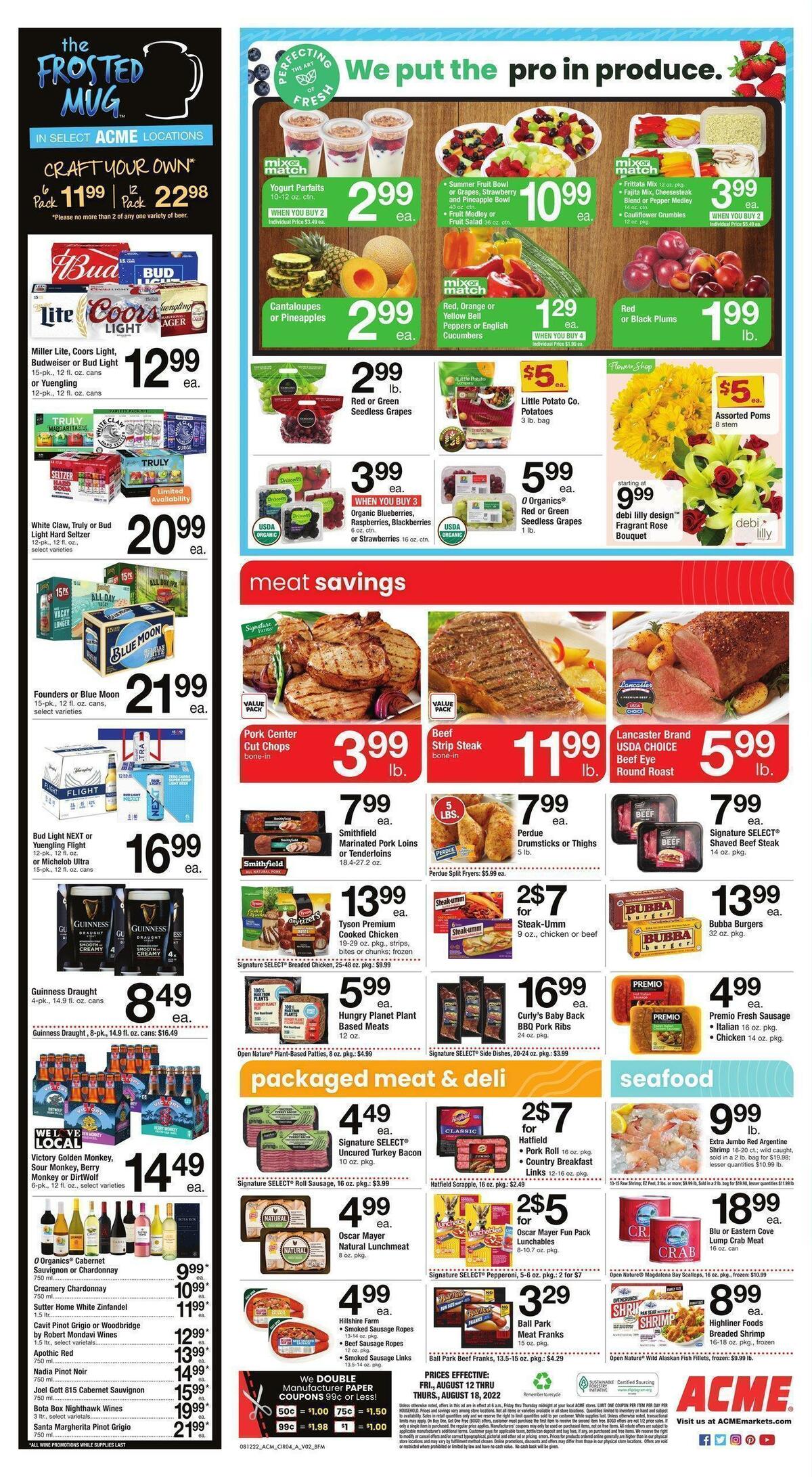 ACME Markets Weekly Ad from August 12