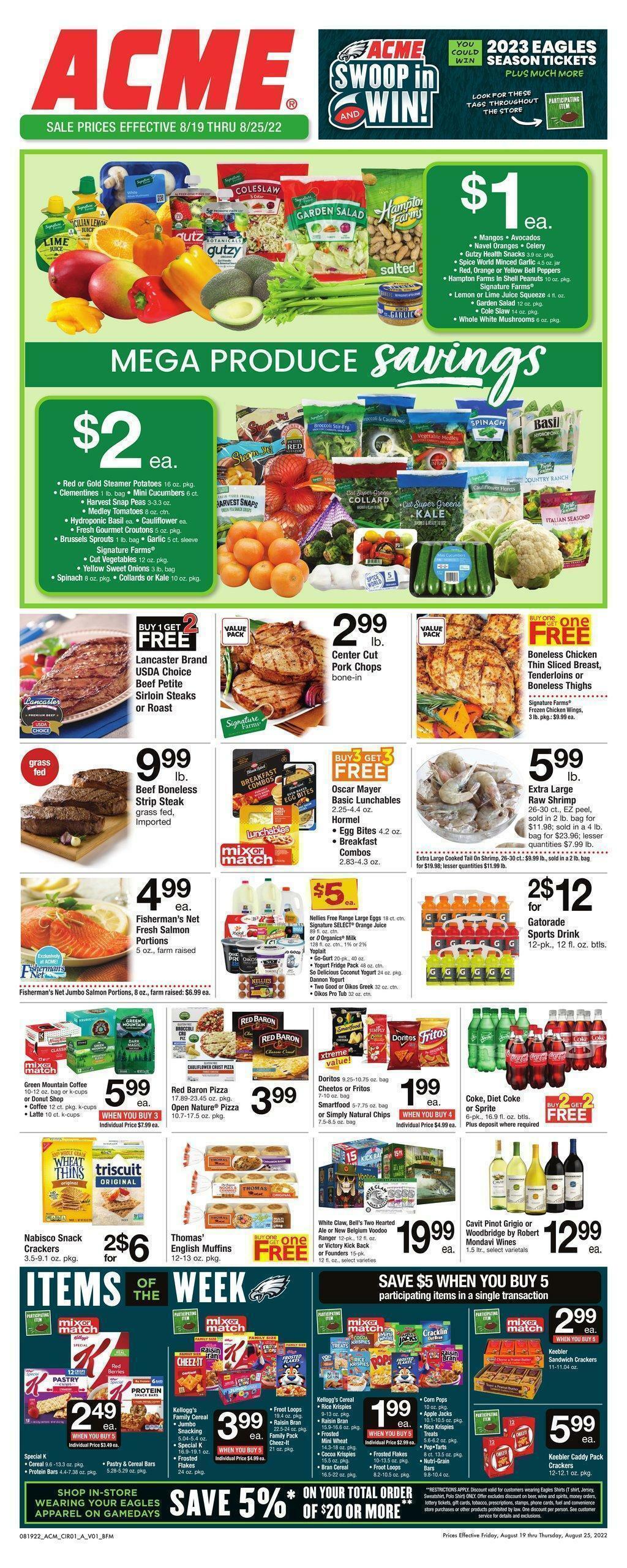 ACME Markets Weekly Ad from August 19