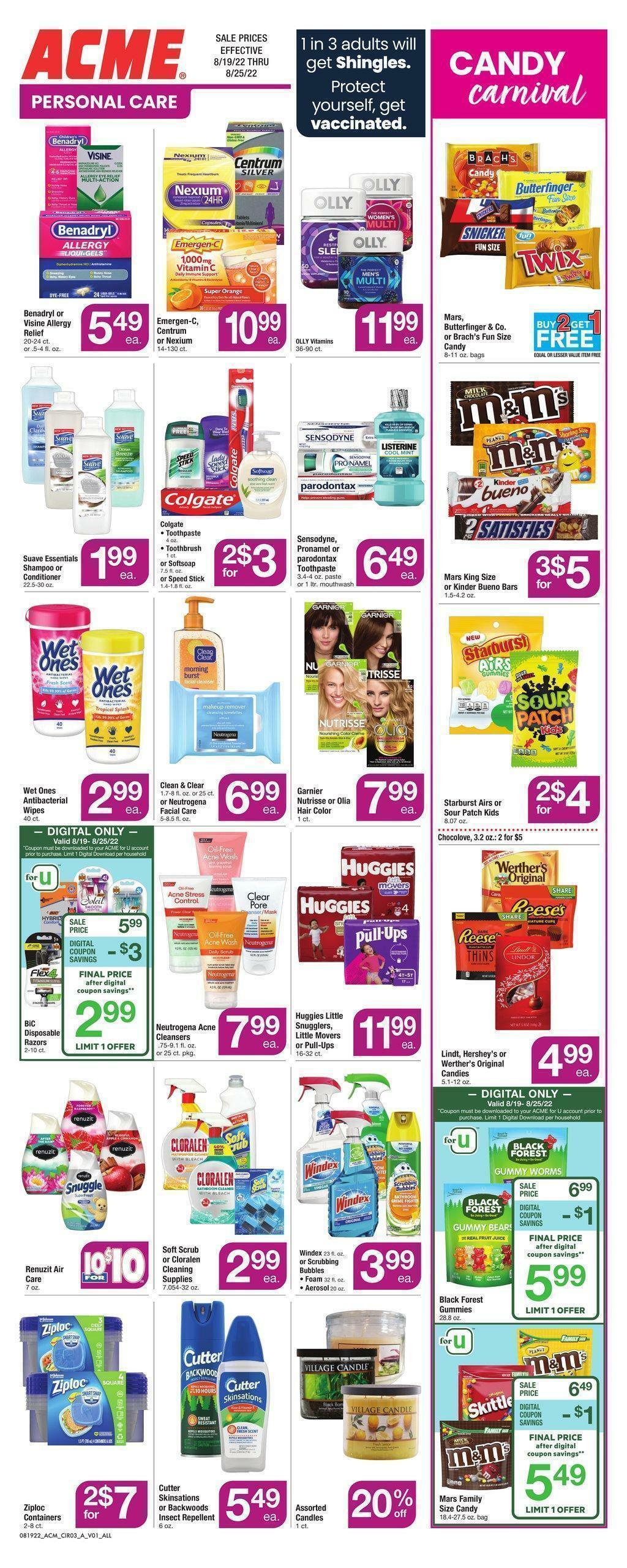 ACME Markets Weekly Ad from August 19